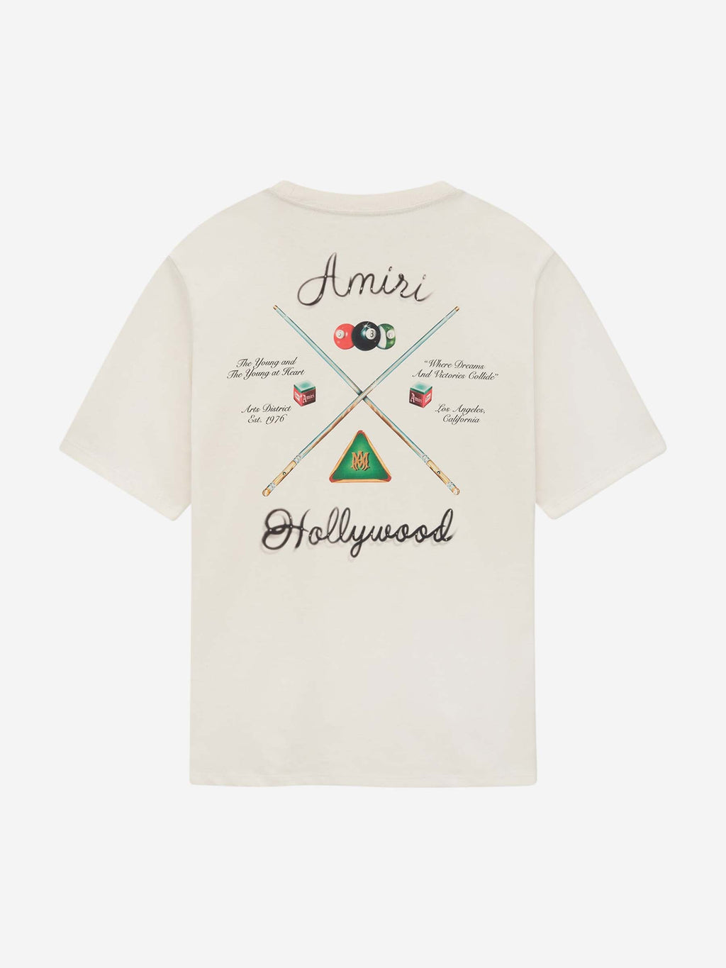Pool Cue T-Shirt Amiri оригінал – Купити в Україні – вид ззаду