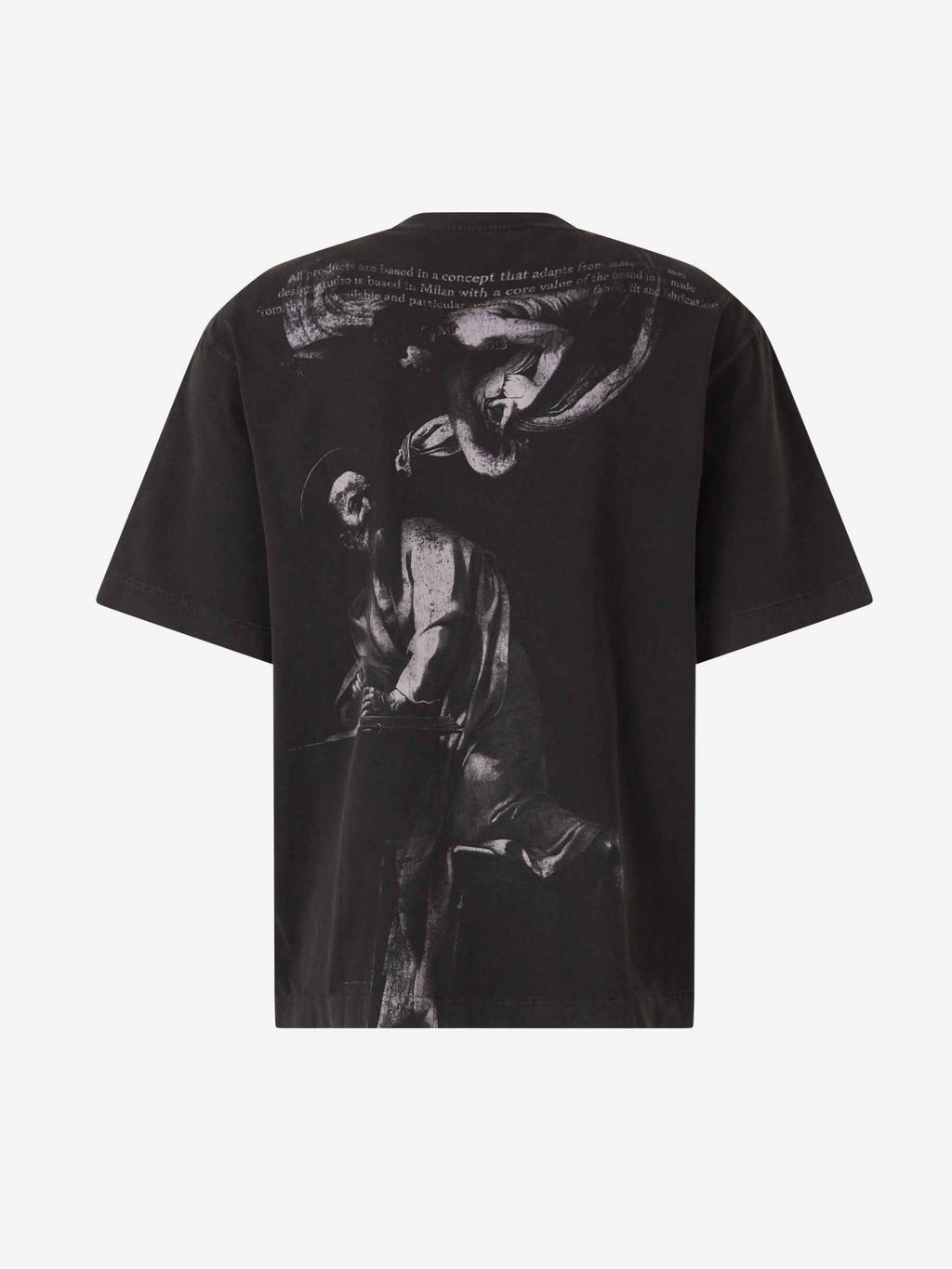S.matthew Skate T-Shirt Off-white – Гарантія оригінальності – вид ззаду