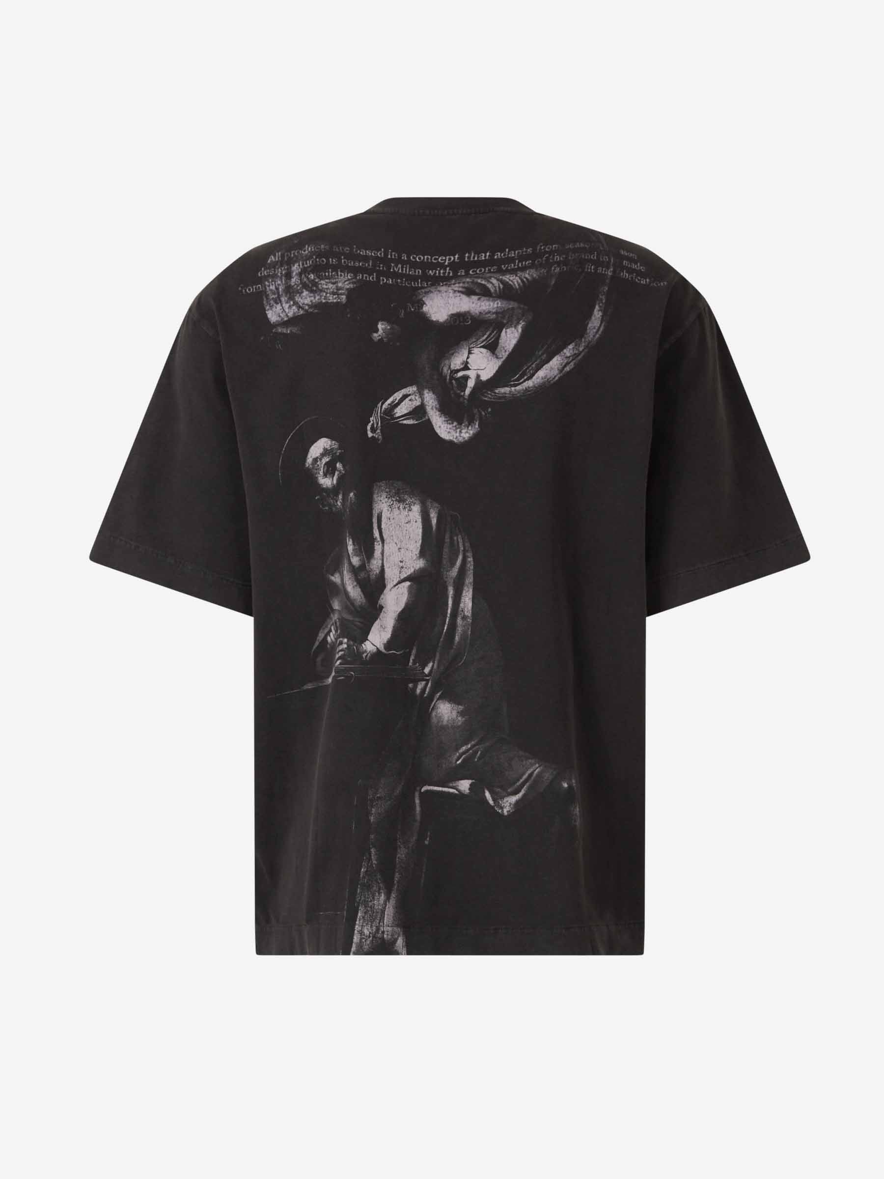S.matthew Skate T-Shirt Off-white – Гарантія оригінальності – вид ззаду