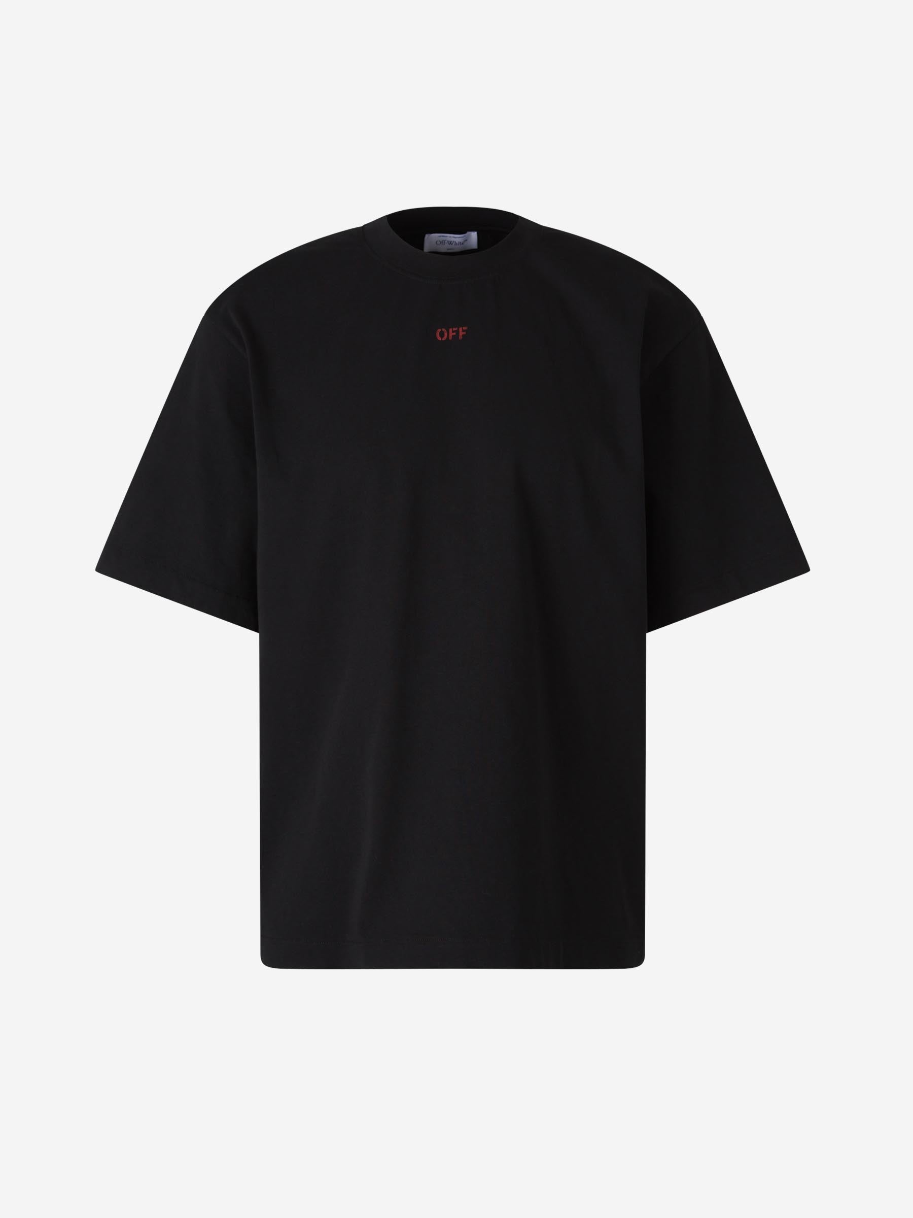 Off Stamp T-Shirt Off-white оригінал – Купити в Україні – боковий вид