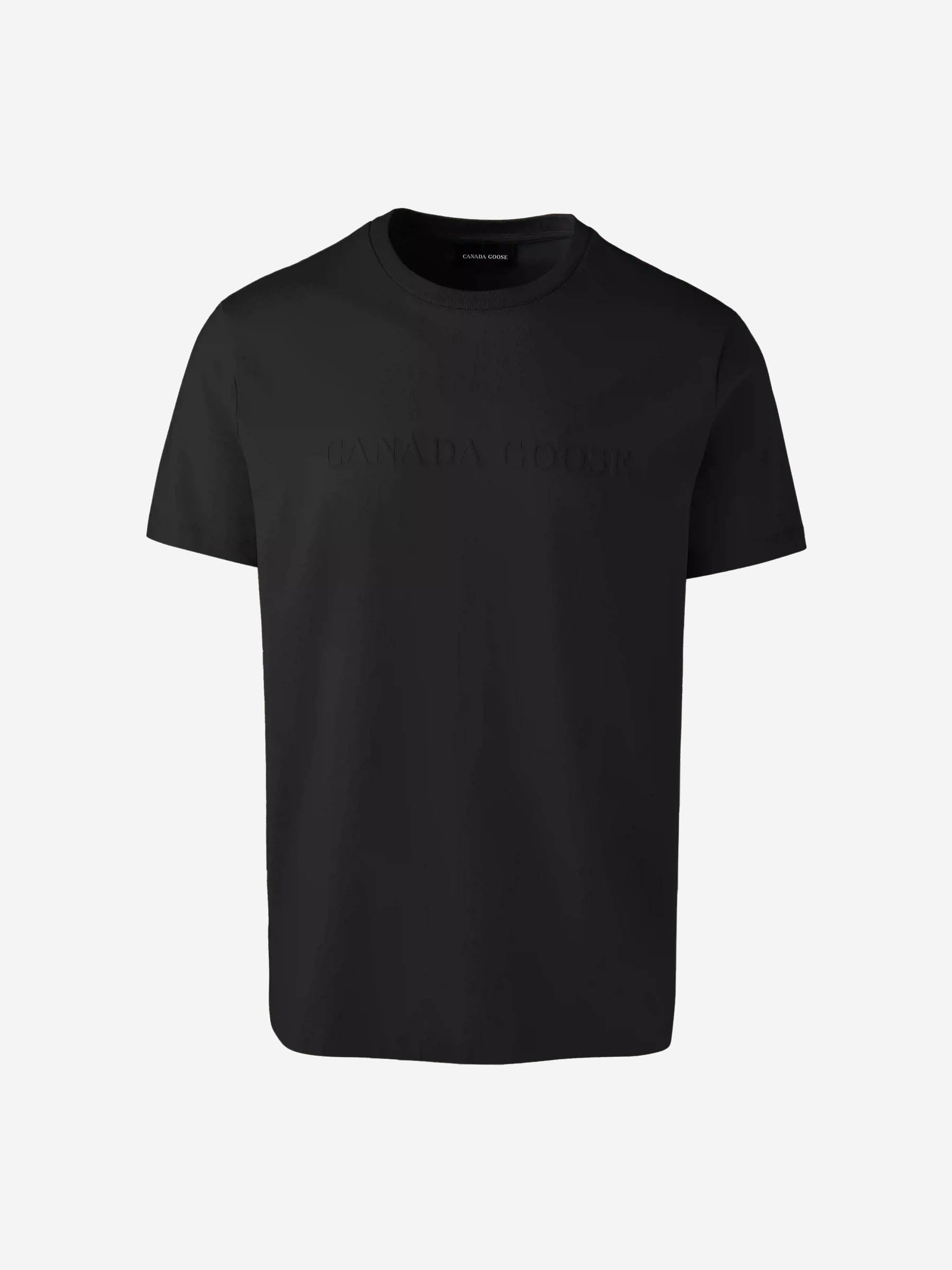 Оригінальна Emersen Cotton T-Shirt Canada goose – боковий вид