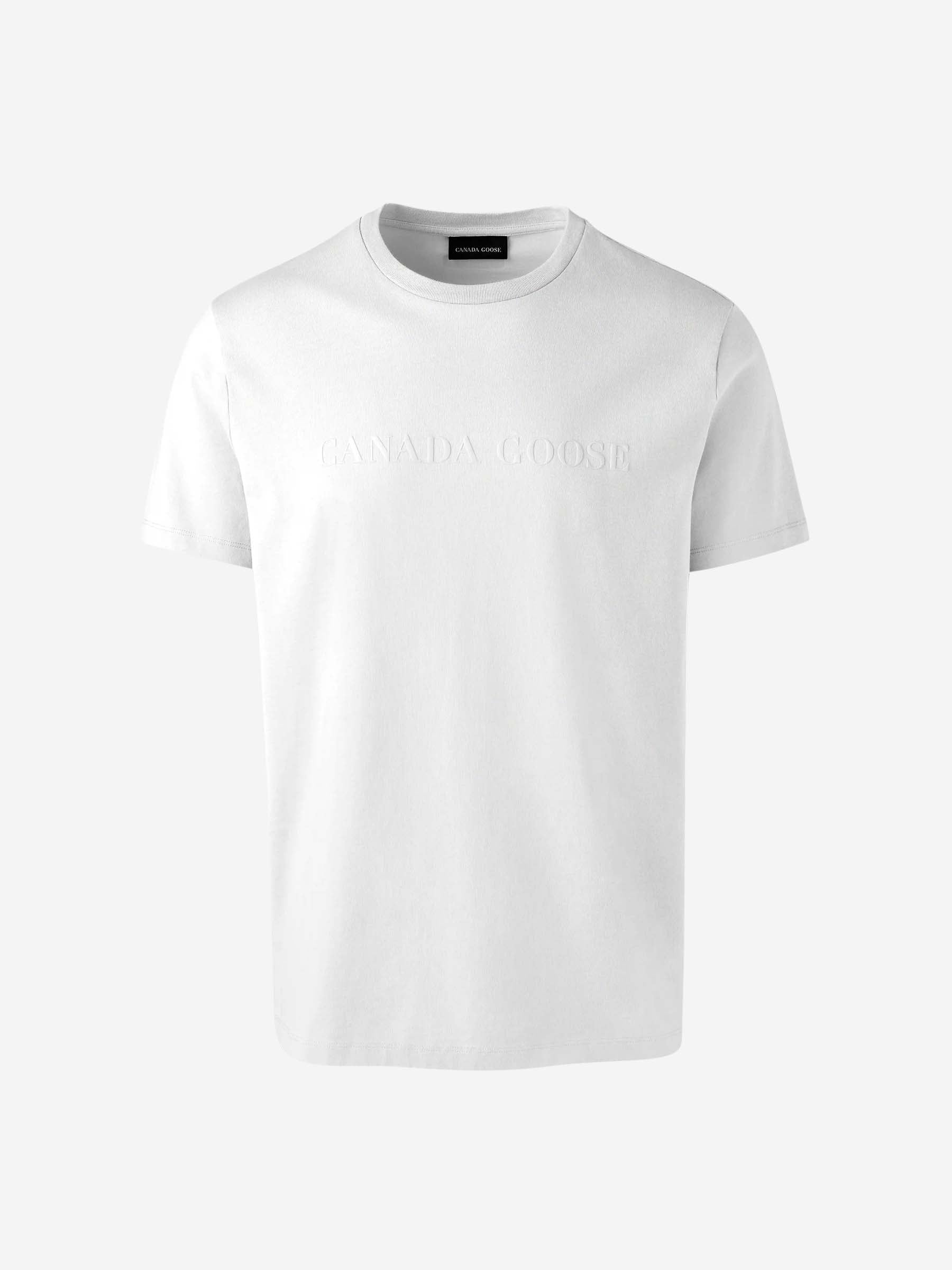 Оригінальна Emersen Cotton T-Shirt Canada goose – боковий вид