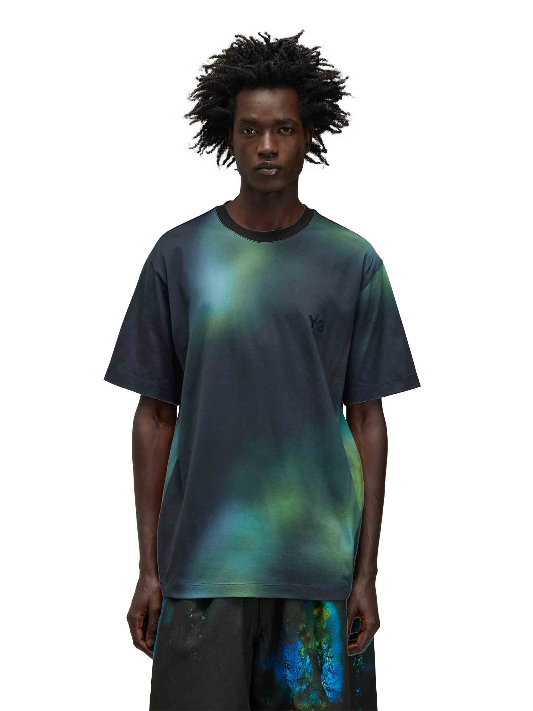Оригінальна Y-3 Regular Aop T-Shirt Adidas – вид ззаду
