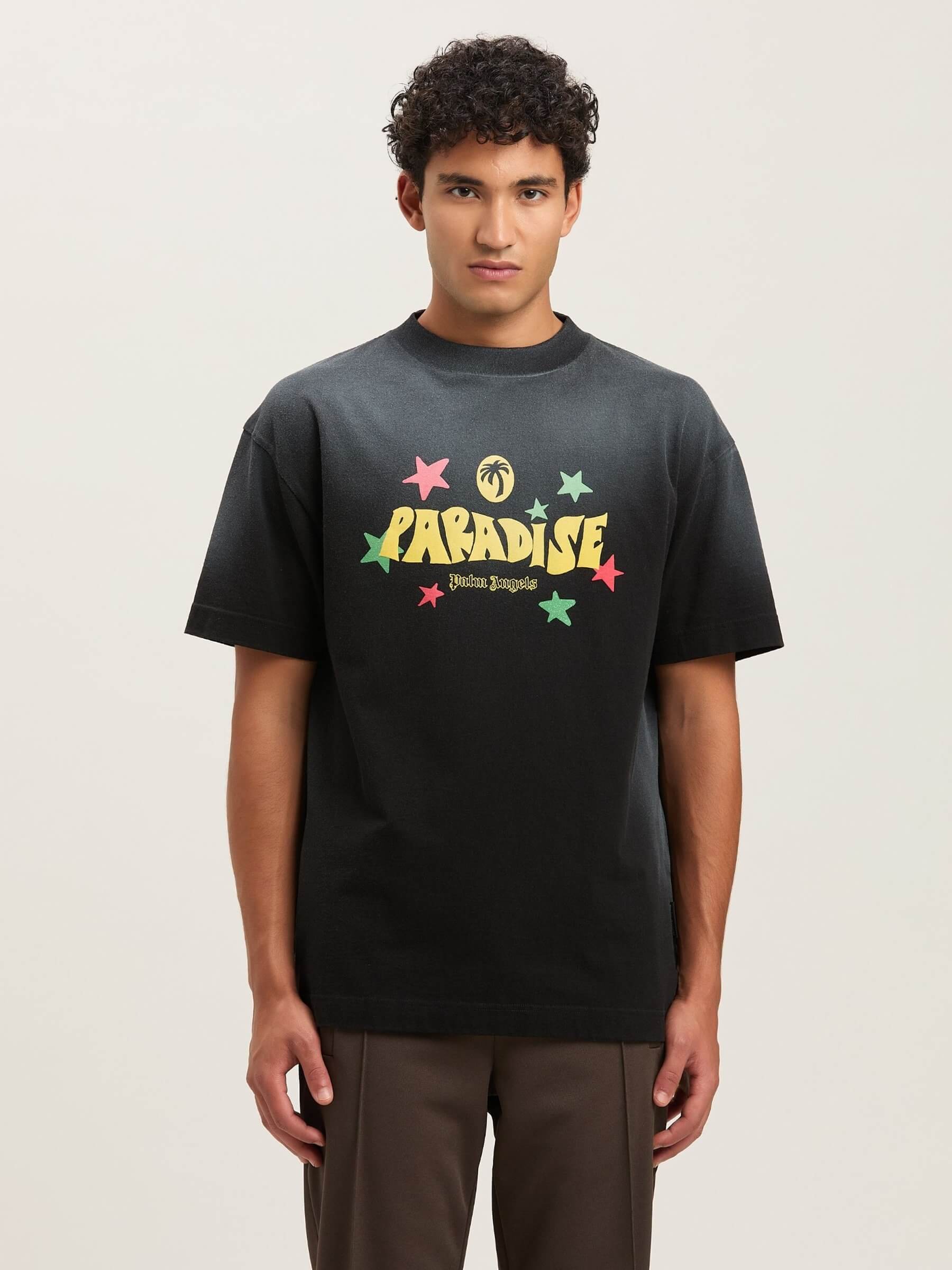 Оригінальна Paradise Print T-Shirt Palm angels – детальний вид