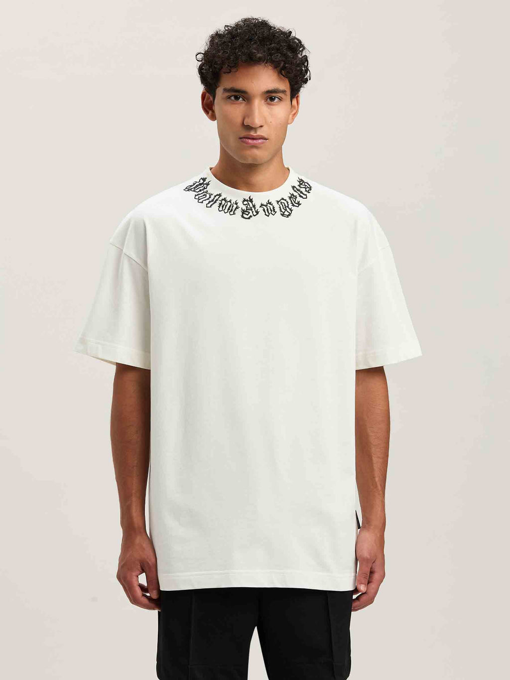 Cotton Logo T-Shirt Palm angels оригінал – Купити в Україні – вид ззаду