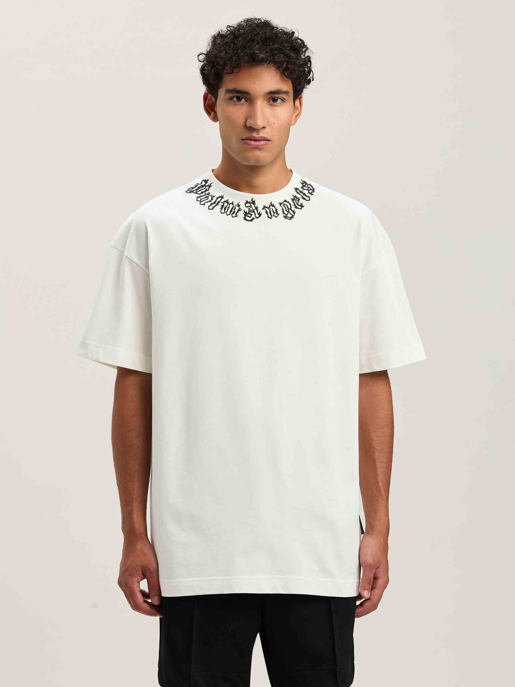 Cotton Logo T-Shirt Palm angels оригінал – Купити в Україні – вид ззаду