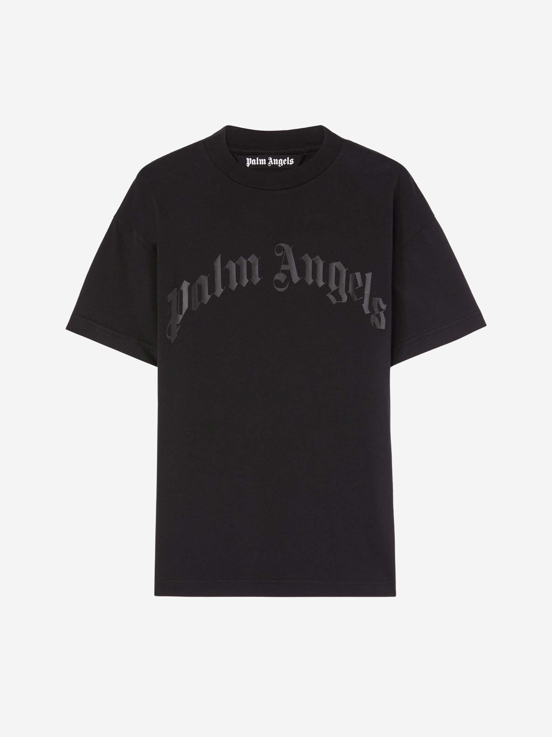 Cotton Logo T-Shirt Palm angels оригінал – Купити в Україні – боковий вид