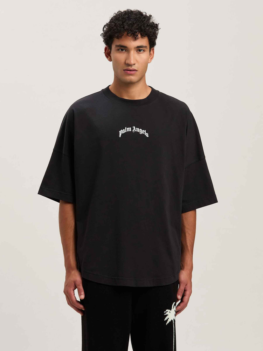 Cotton Logo T-Shirt Palm angels оригінал – Купити в Україні – вид ззаду