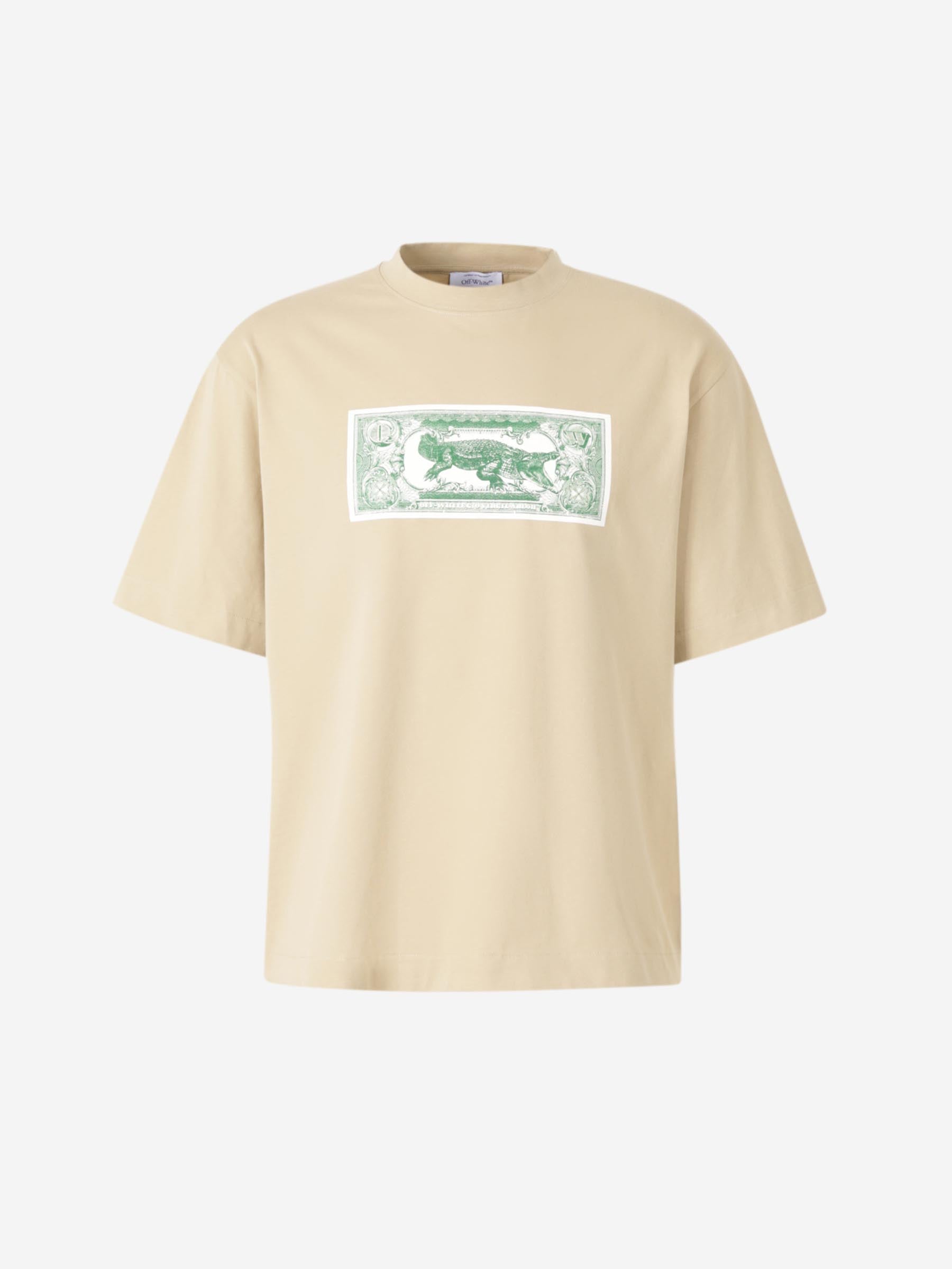 Arrow Ticket T-Shirt Off-white оригінал – Купити в Україні – боковий вид