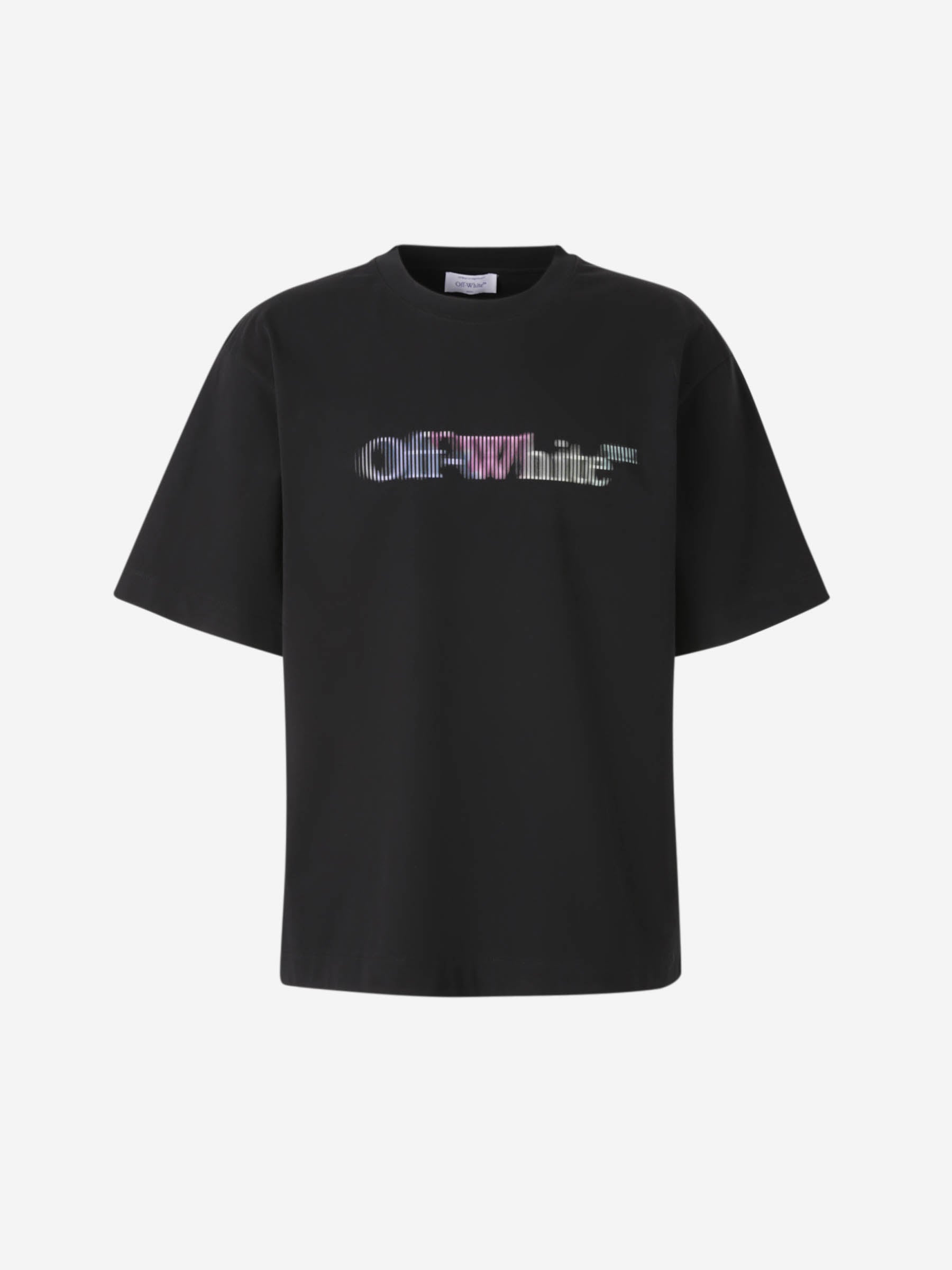 Оригінальна Cotton T-Shirt Logo Off-white – боковий вид