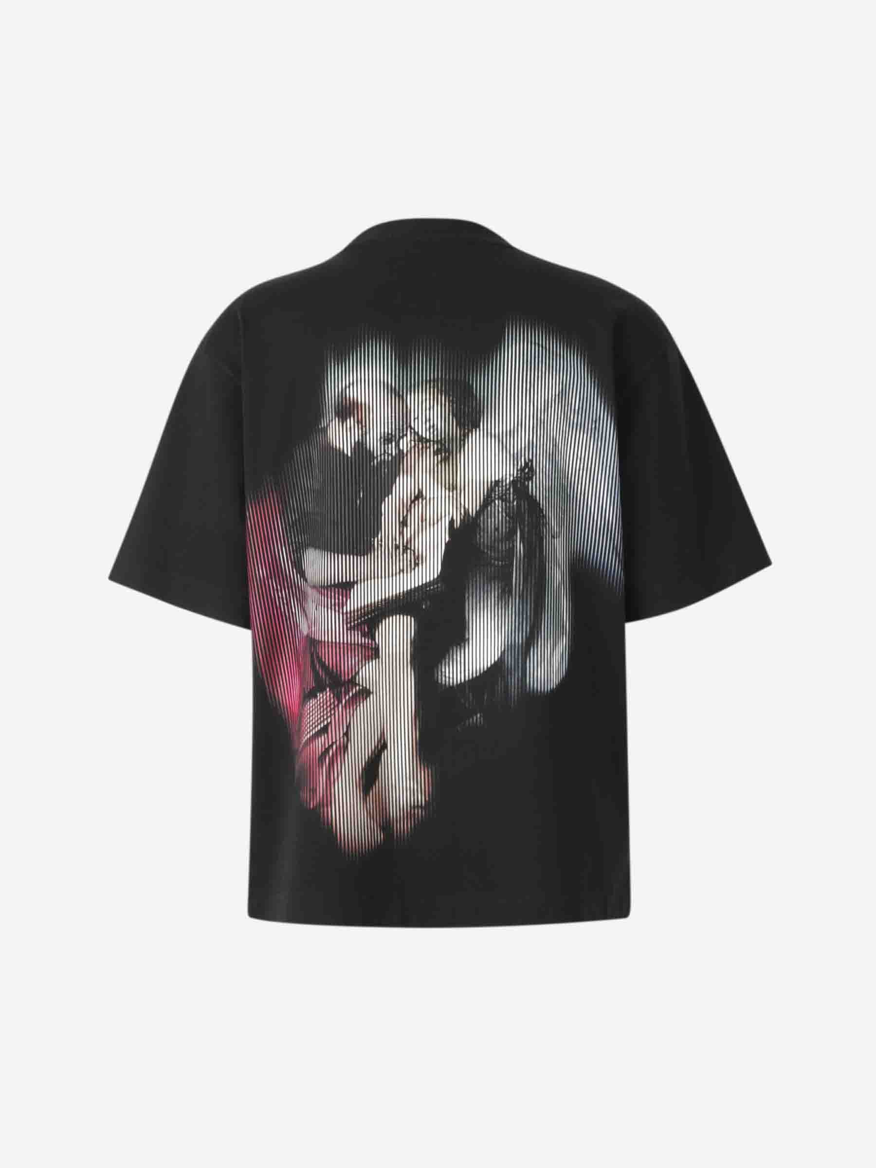 Оригінальна Cotton T-Shirt Logo Off-white – вид ззаду
