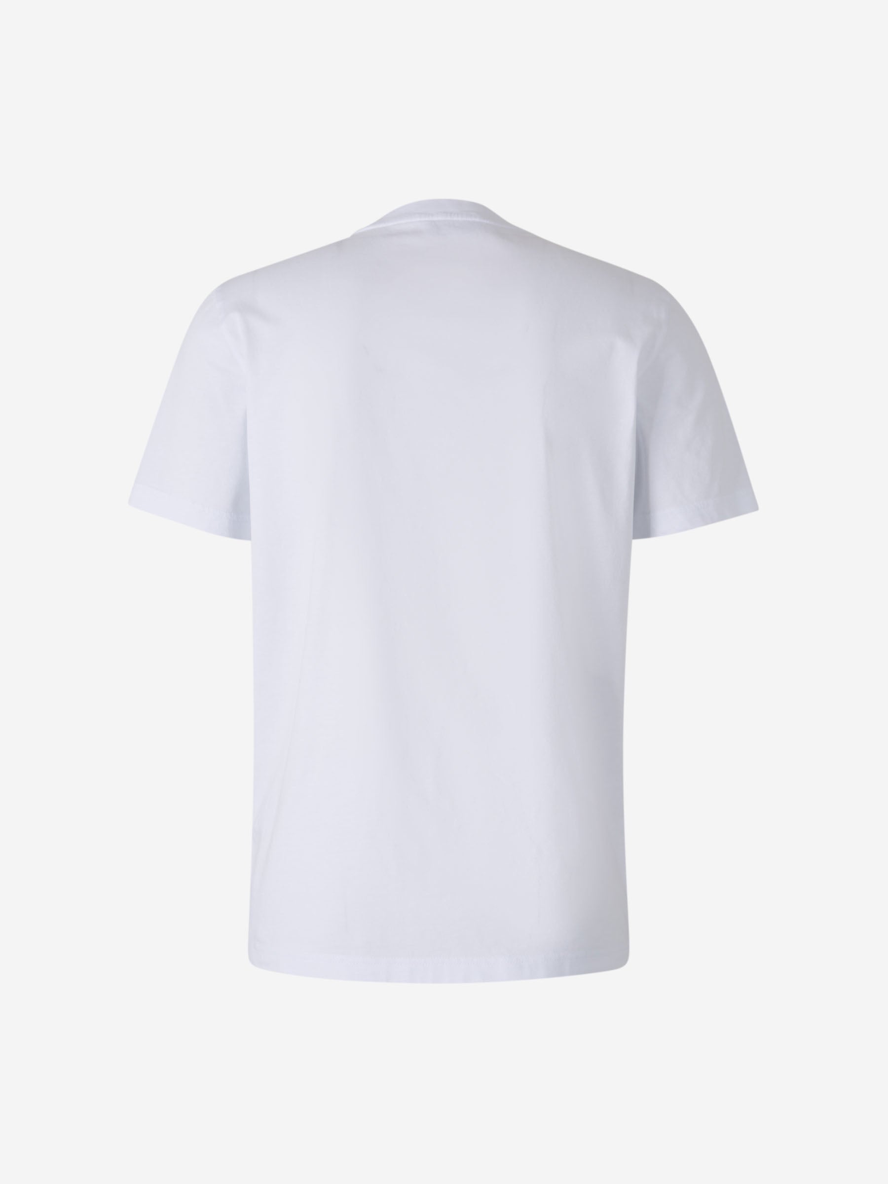 Cotton T-Shirt Logo Moncler оригінал – Купити в Україні – вид ззаду