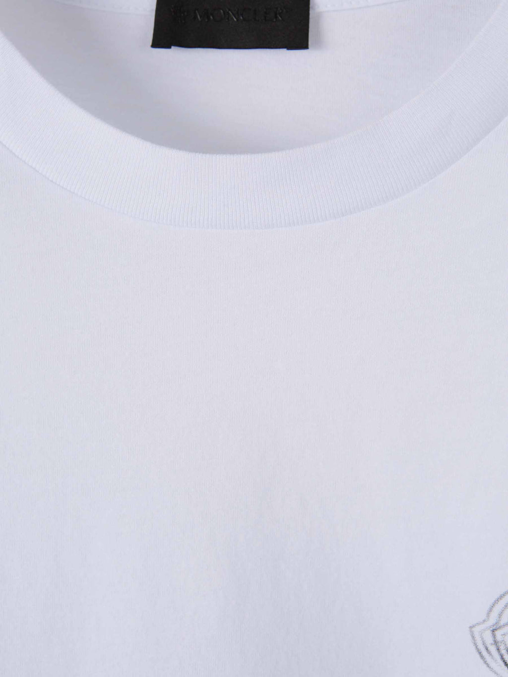 Cotton T-Shirt Logo Moncler оригінал – Купити в Україні – детальний вид