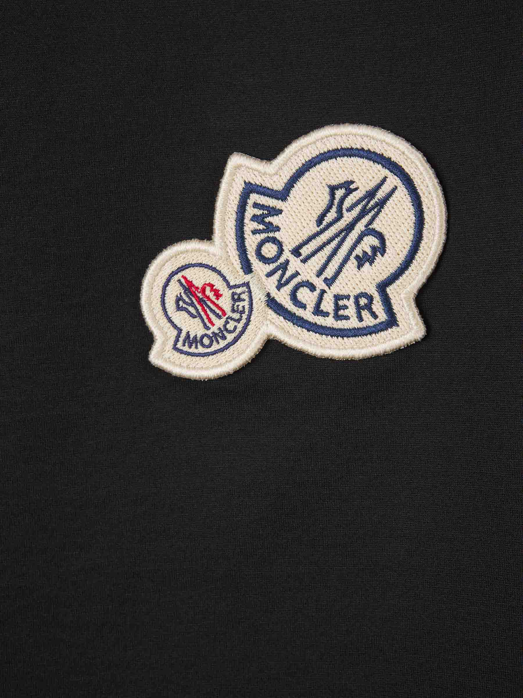 Cotton T-Shirt Logo Moncler оригінал – Купити в Україні – збільшений вид