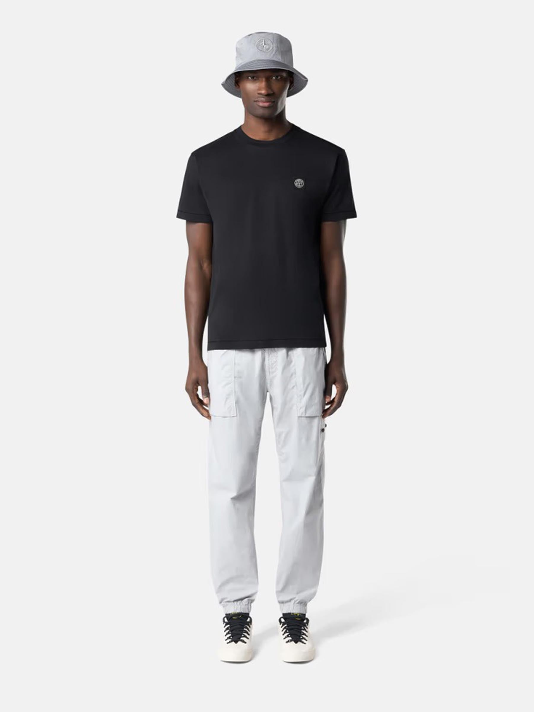 Оригінальна Cotton Logo T-Shirt Stone island – вид ззаду