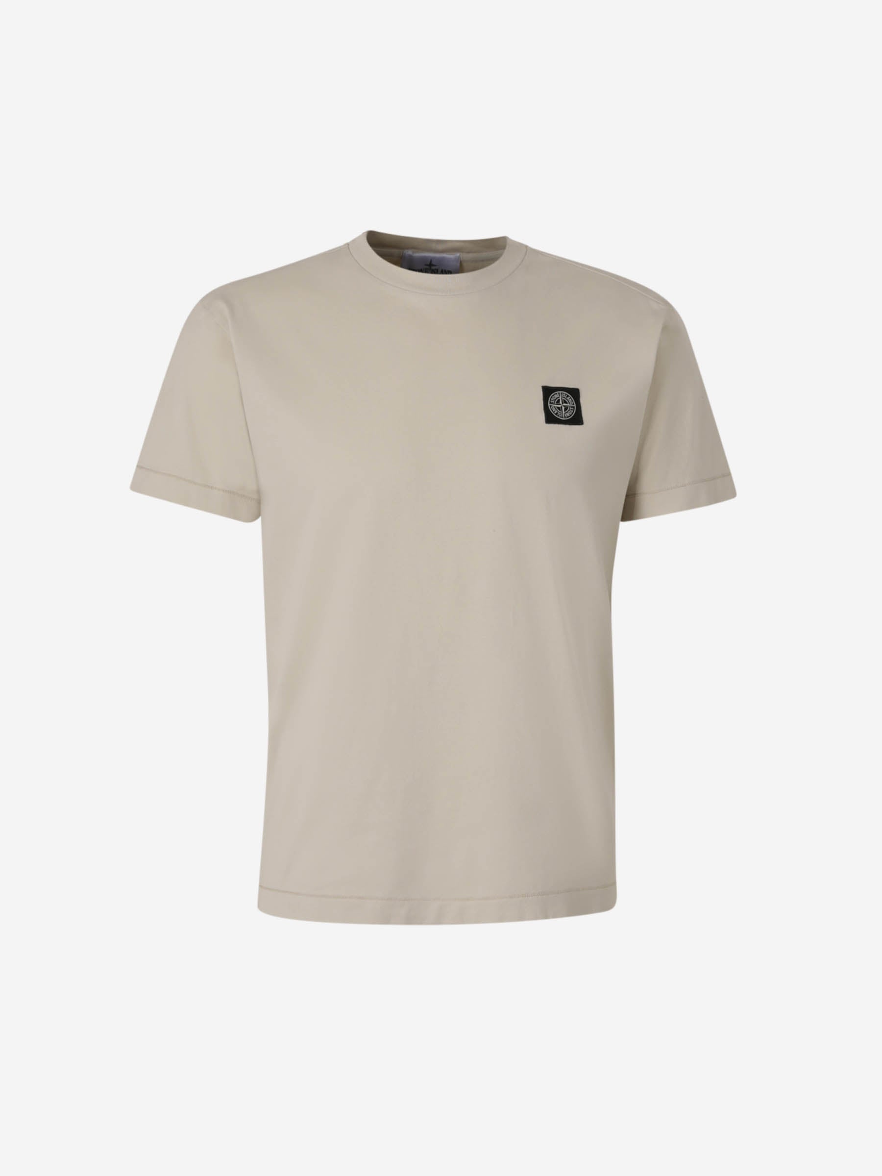 Оригінальна Cotton Logo T-Shirt Stone island – боковий вид