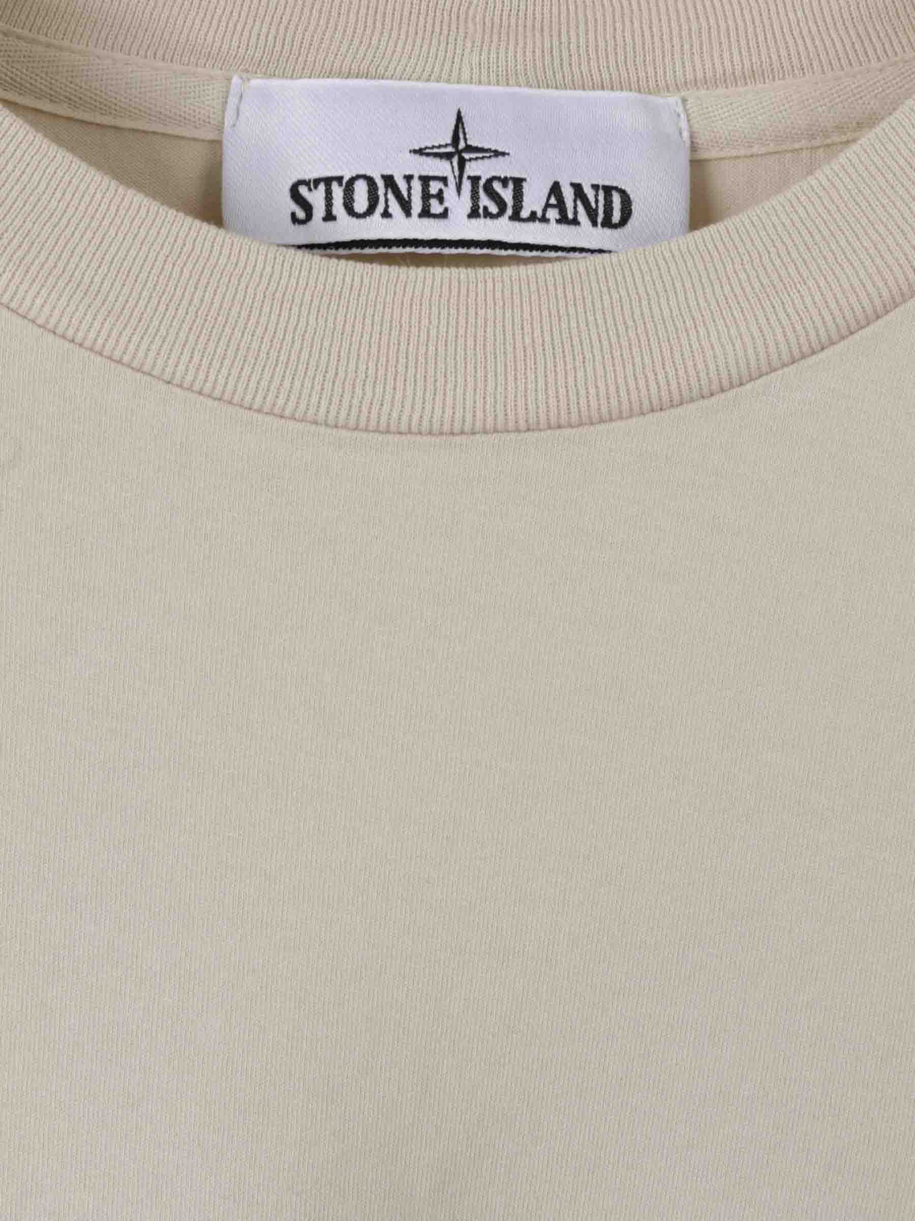 Оригінальна Cotton Logo T-Shirt Stone island – детальний вид