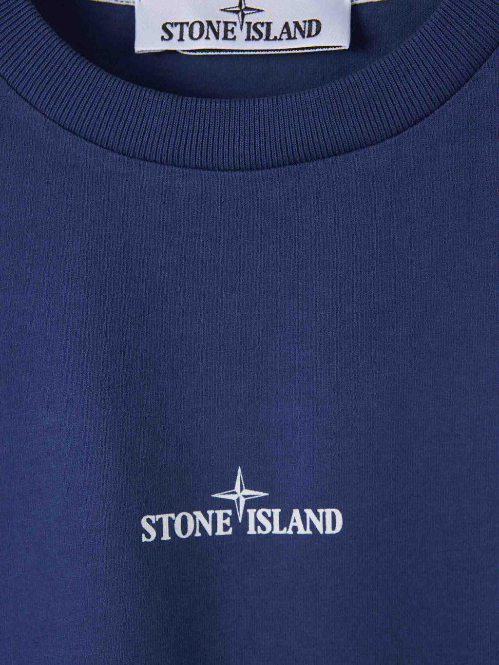 Combed Cotton T-Shirt Stone island – Гарантія оригінальності – вид ззаду