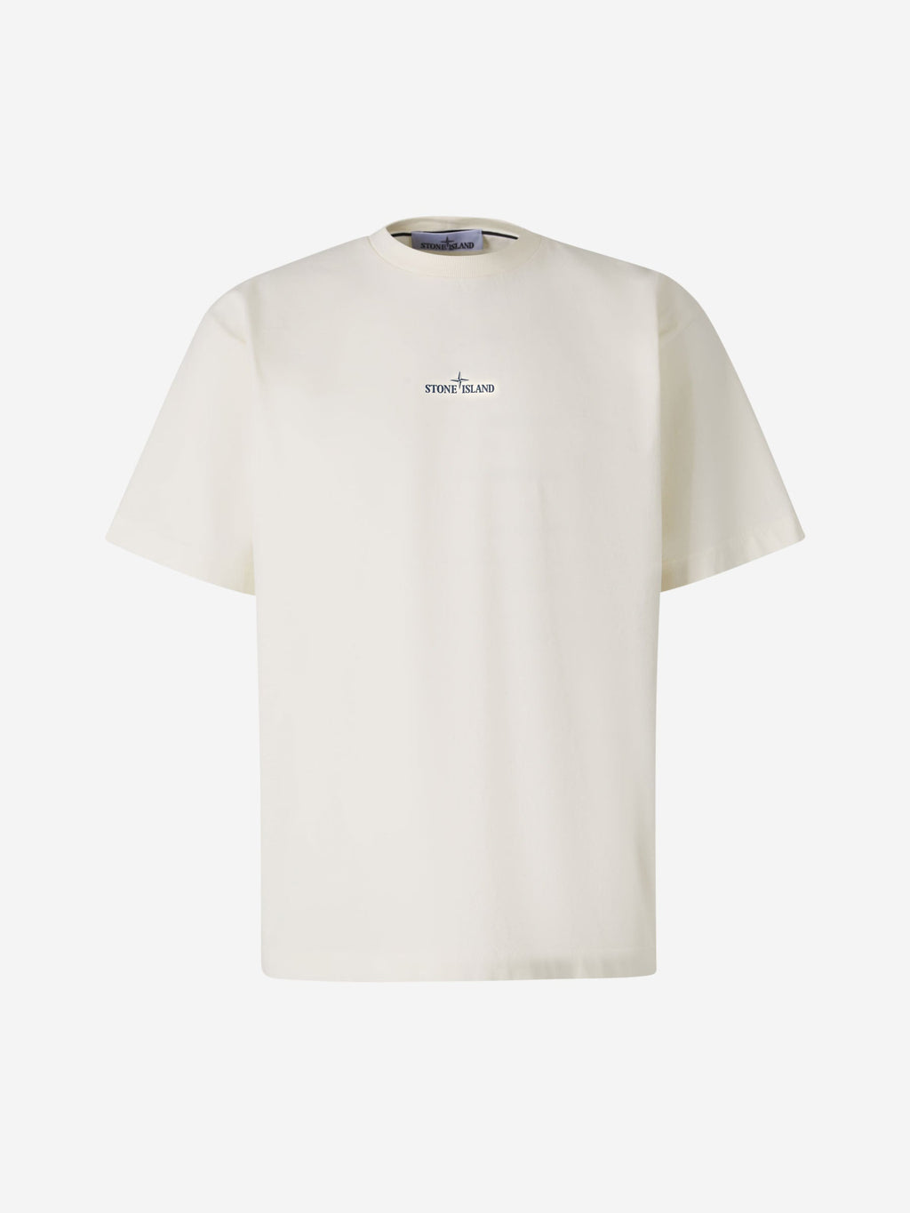 Combed Cotton T-Shirt Stone island – Гарантія оригінальності – боковий вид