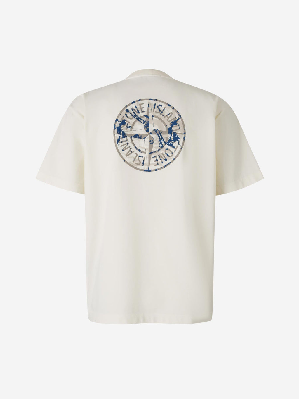 Combed Cotton T-Shirt Stone island – Гарантія оригінальності – вид ззаду
