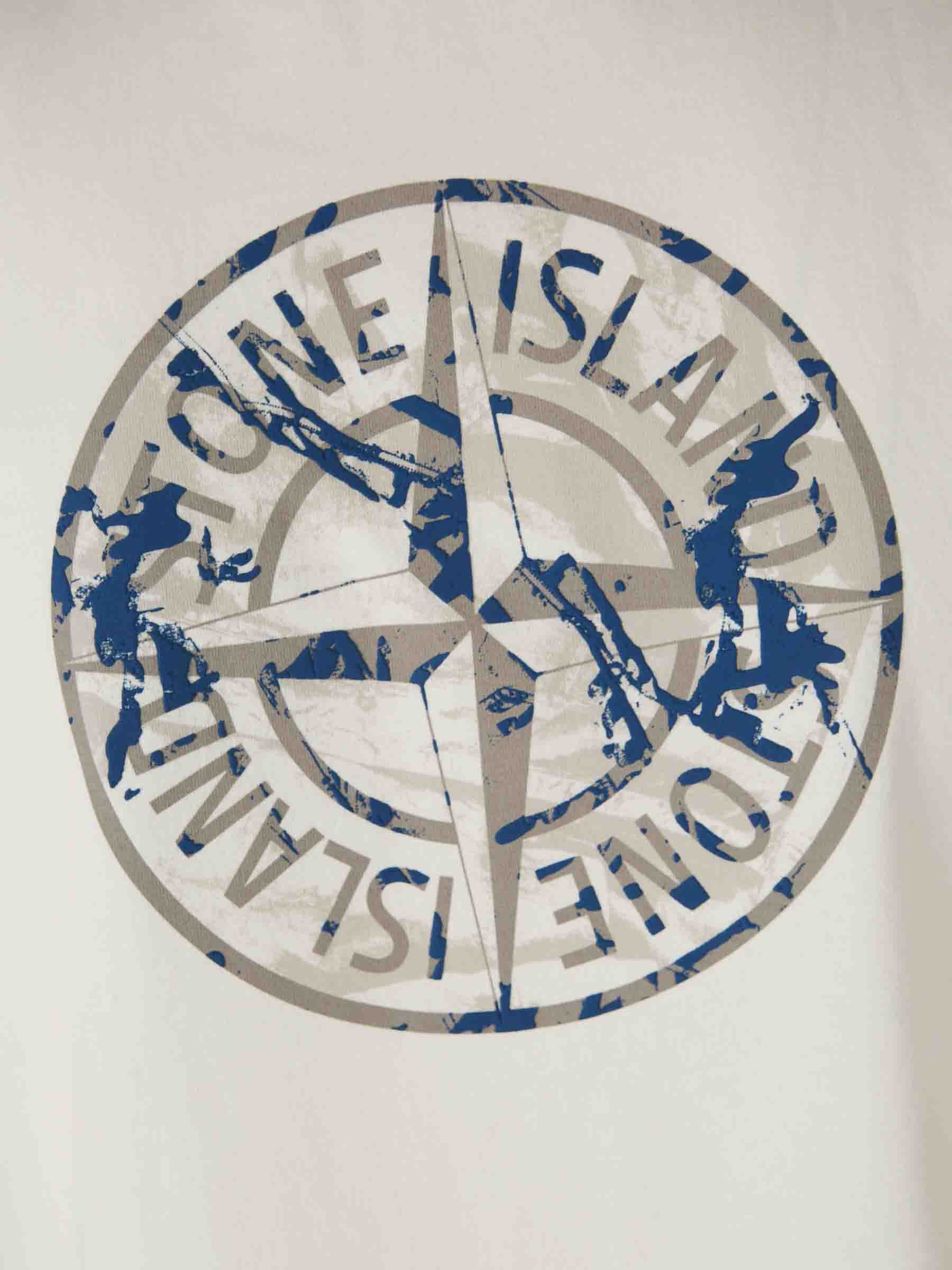 Combed Cotton T-Shirt Stone island – Гарантія оригінальності – збільшений вид