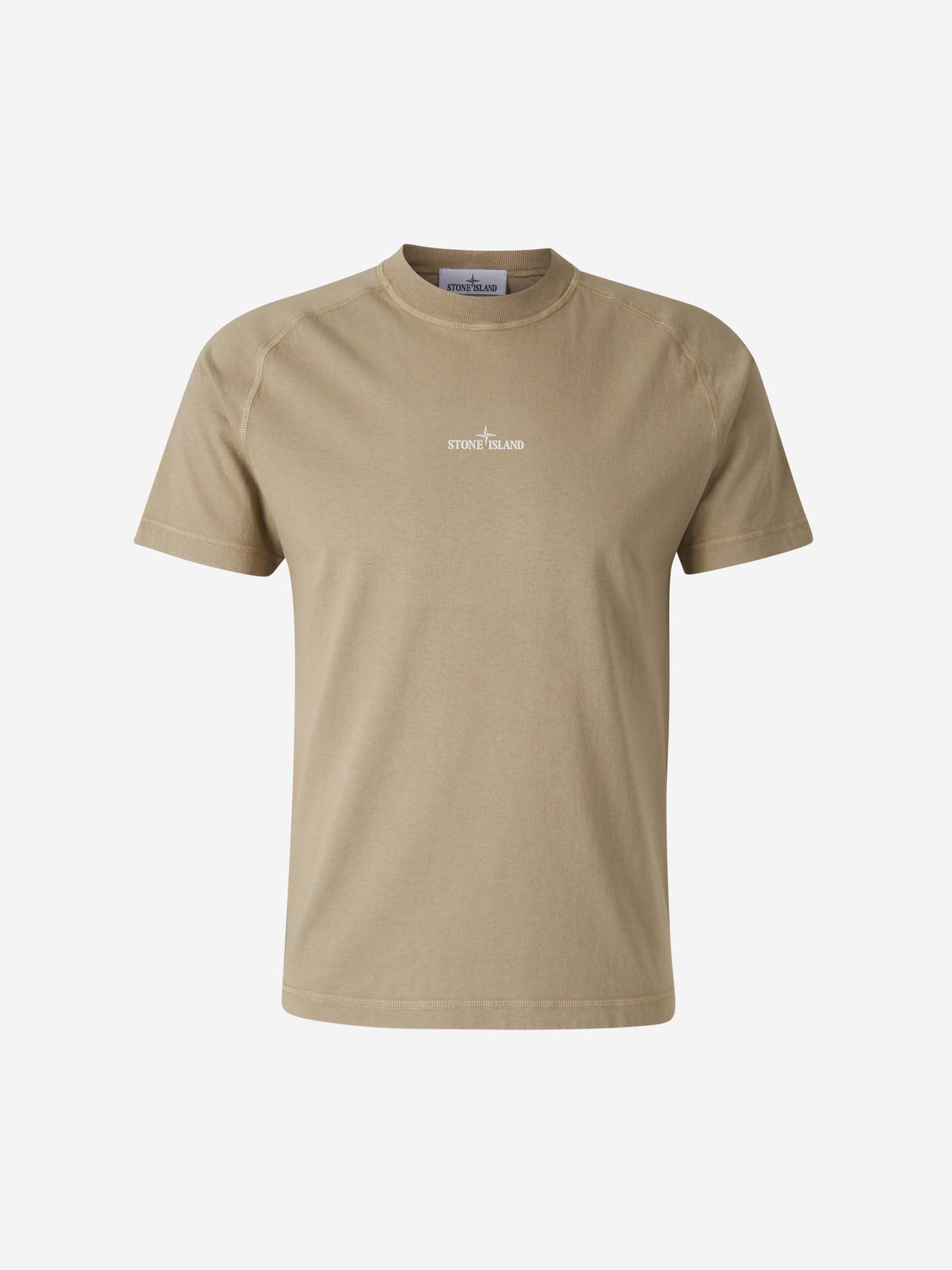 Оригінальна Cotton Logo T-Shirt Stone island – боковий вид