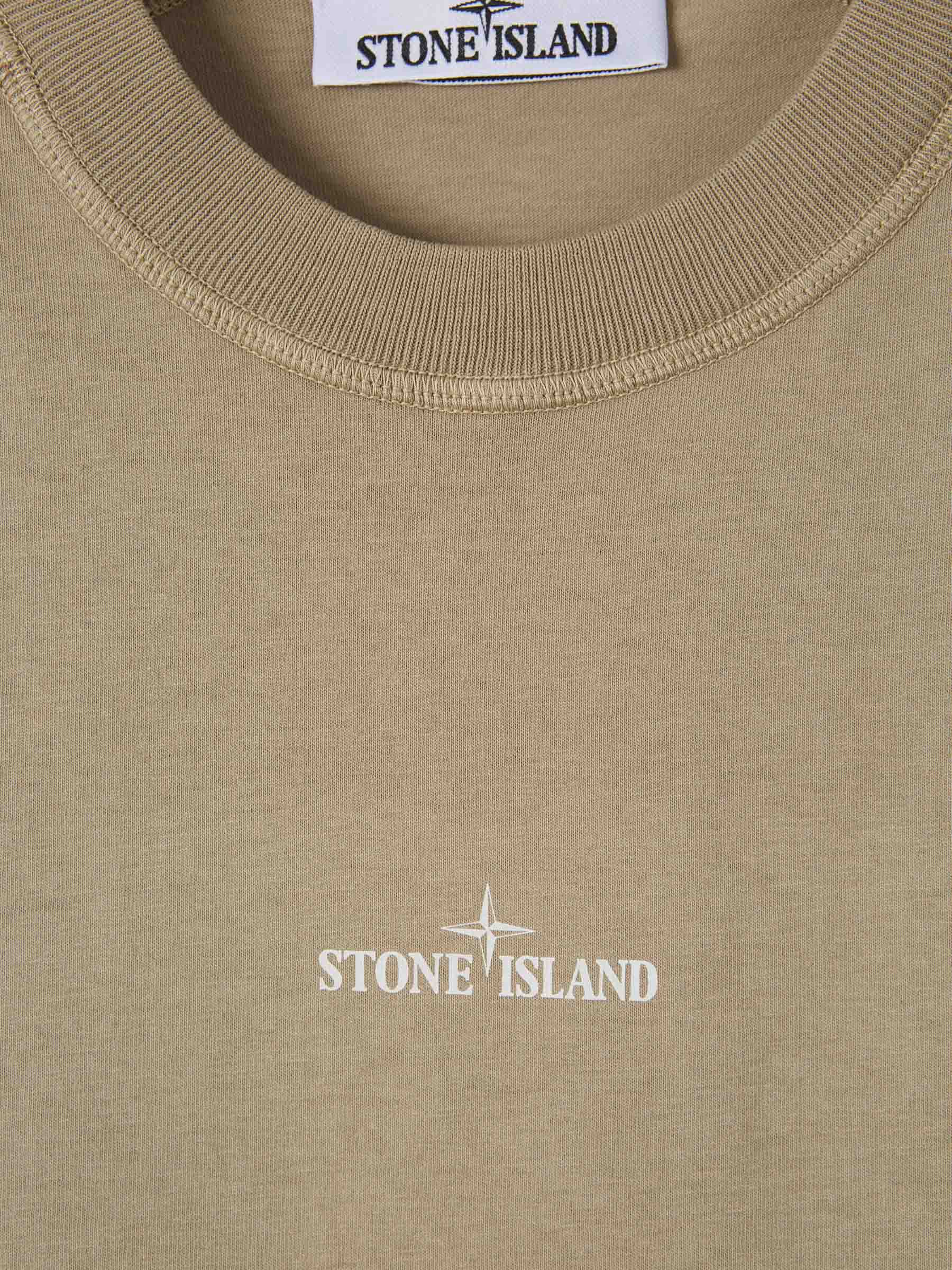 Оригінальна Cotton Logo T-Shirt Stone island – збільшений вид