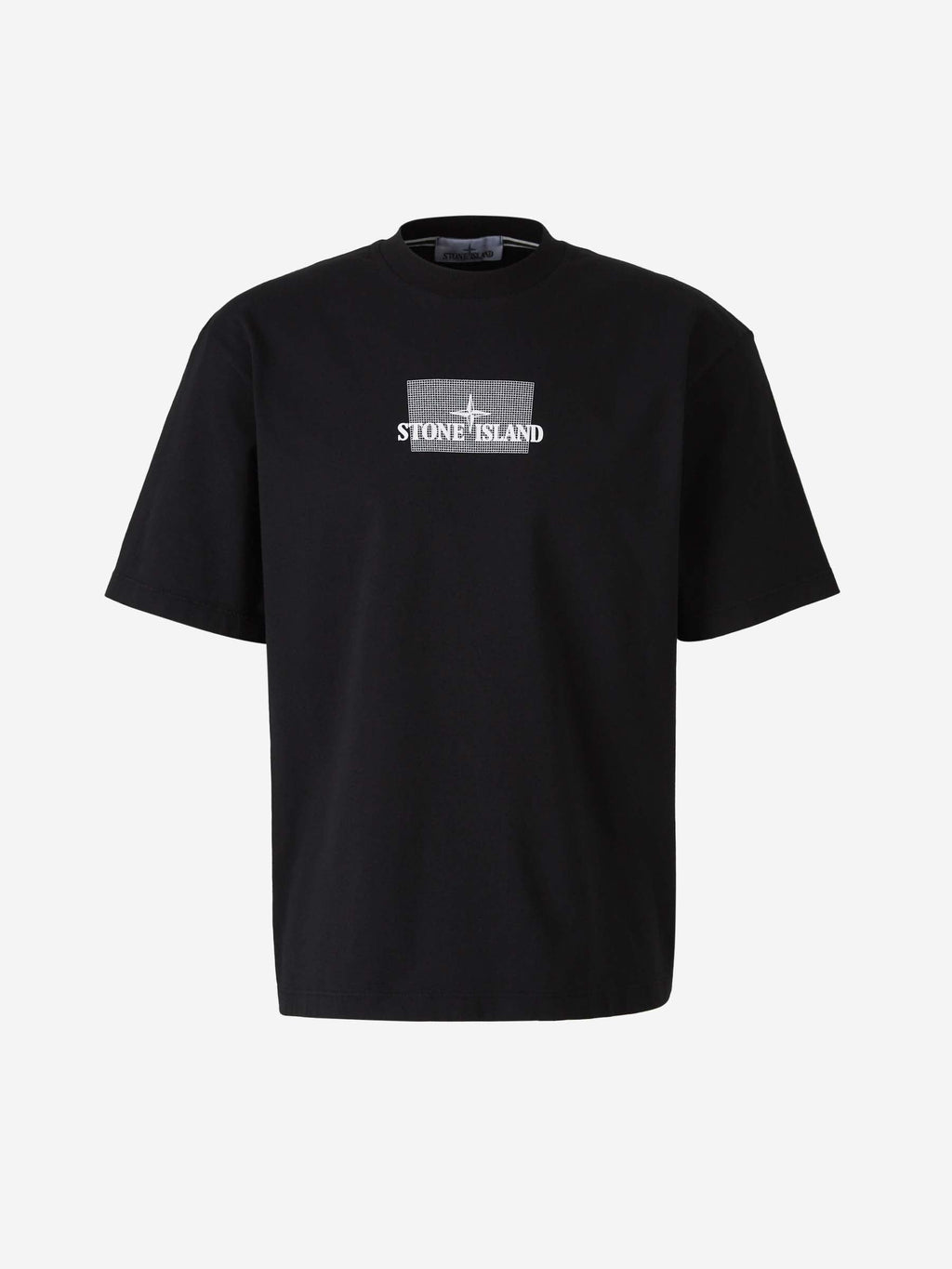 Оригінальна Cotton Printed T-Shirt Stone island – боковий вид