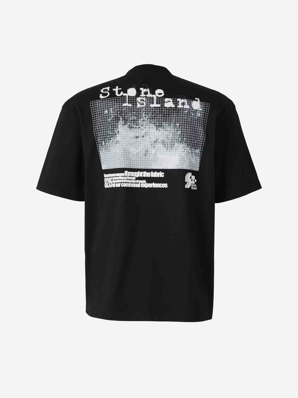 Оригінальна Cotton Printed T-Shirt Stone island – вид ззаду