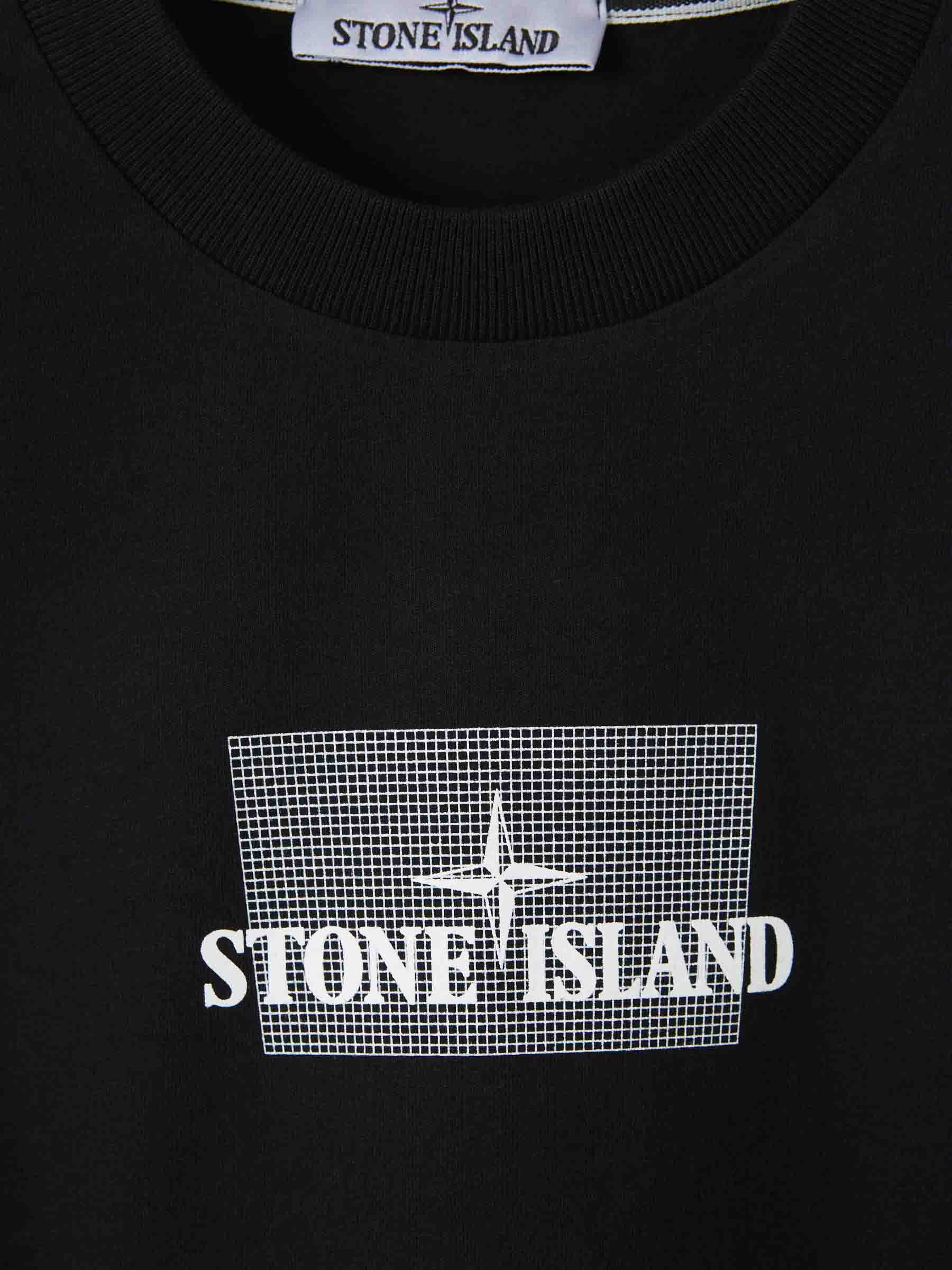 Оригінальна Cotton Printed T-Shirt Stone island – детальний вид