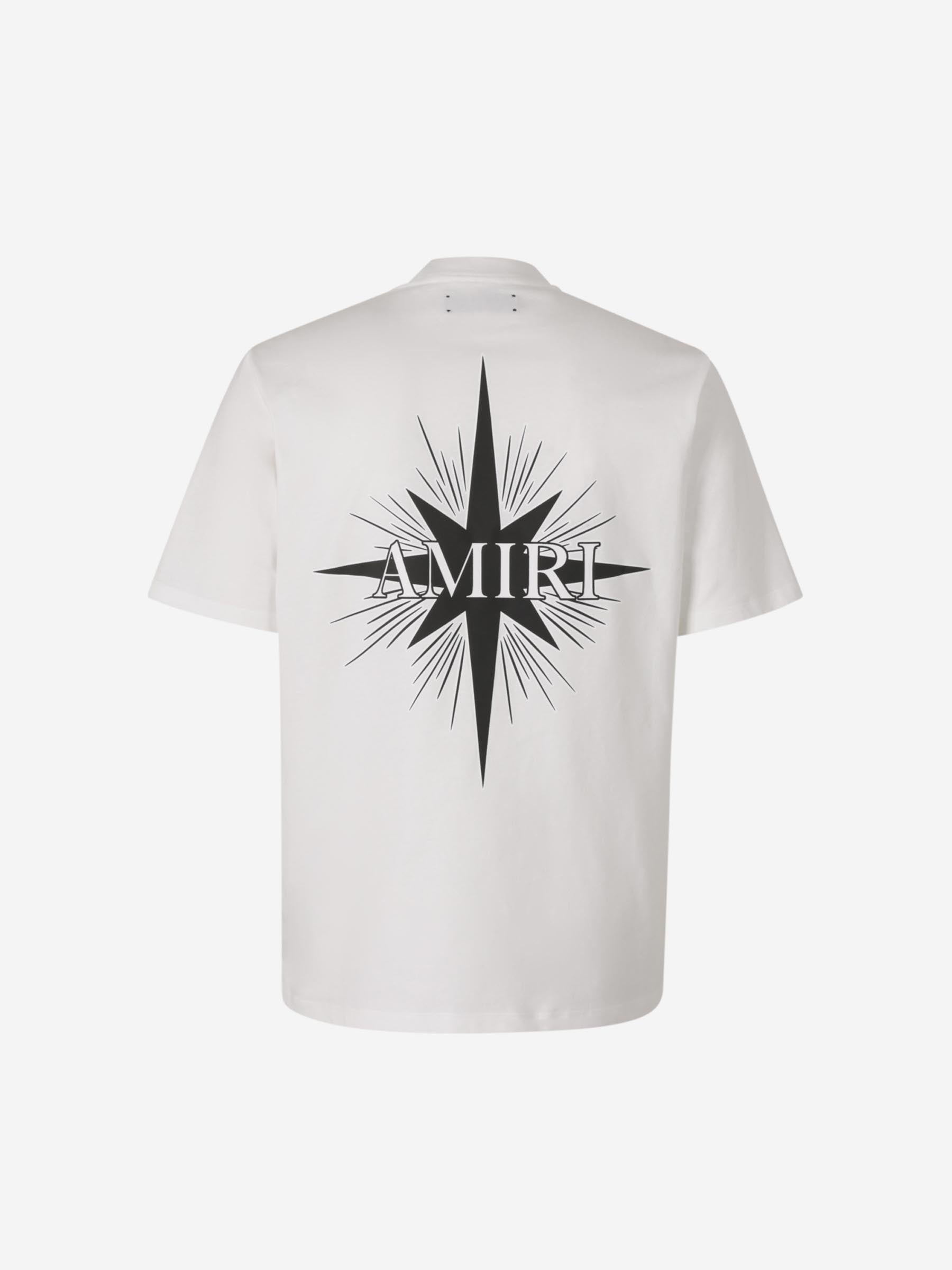 Оригінальна Cotton Logo T-Shirt Amiri – вид ззаду