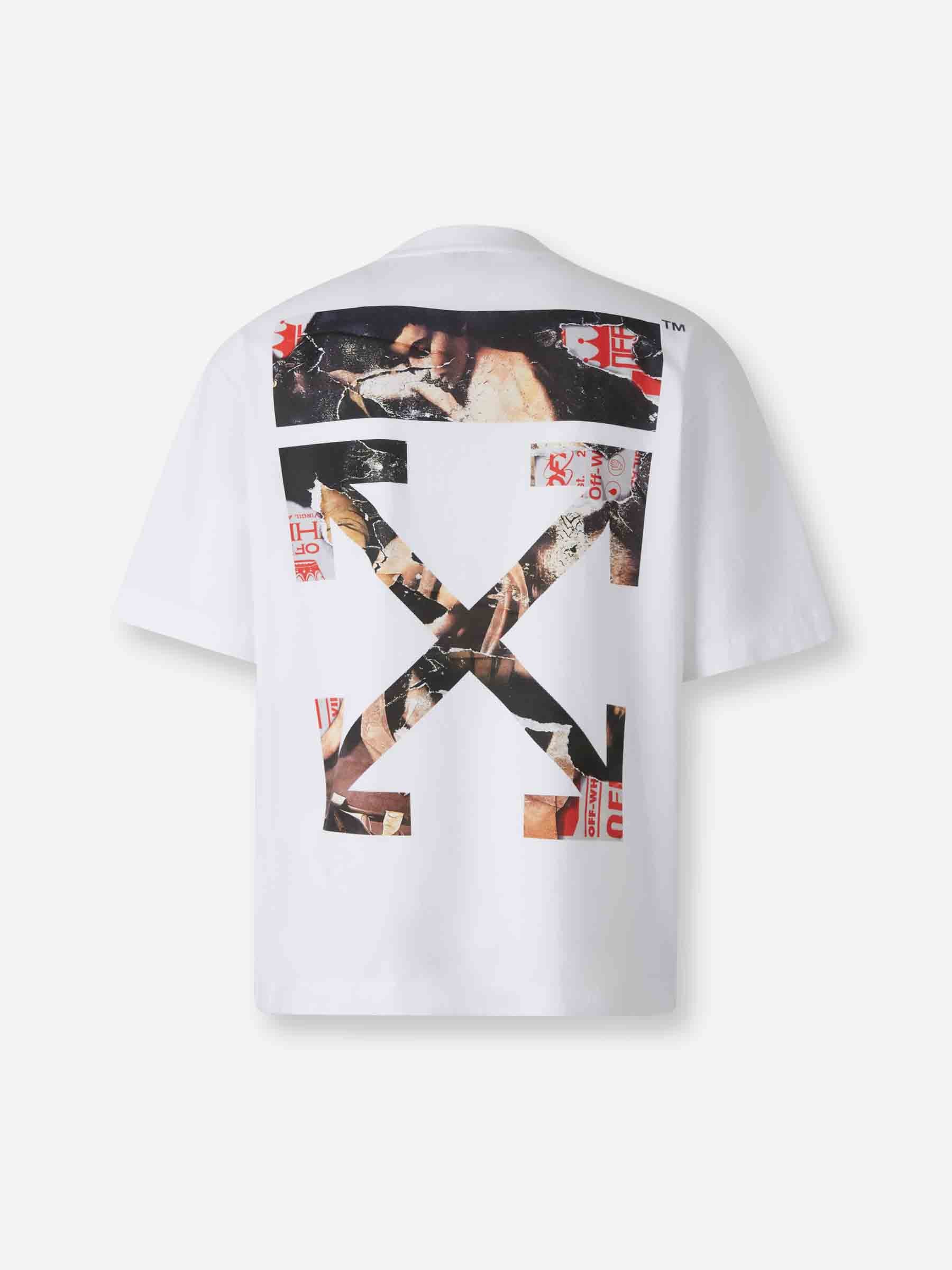 Оригінальна Logo T-Shirt Off-white – вид ззаду