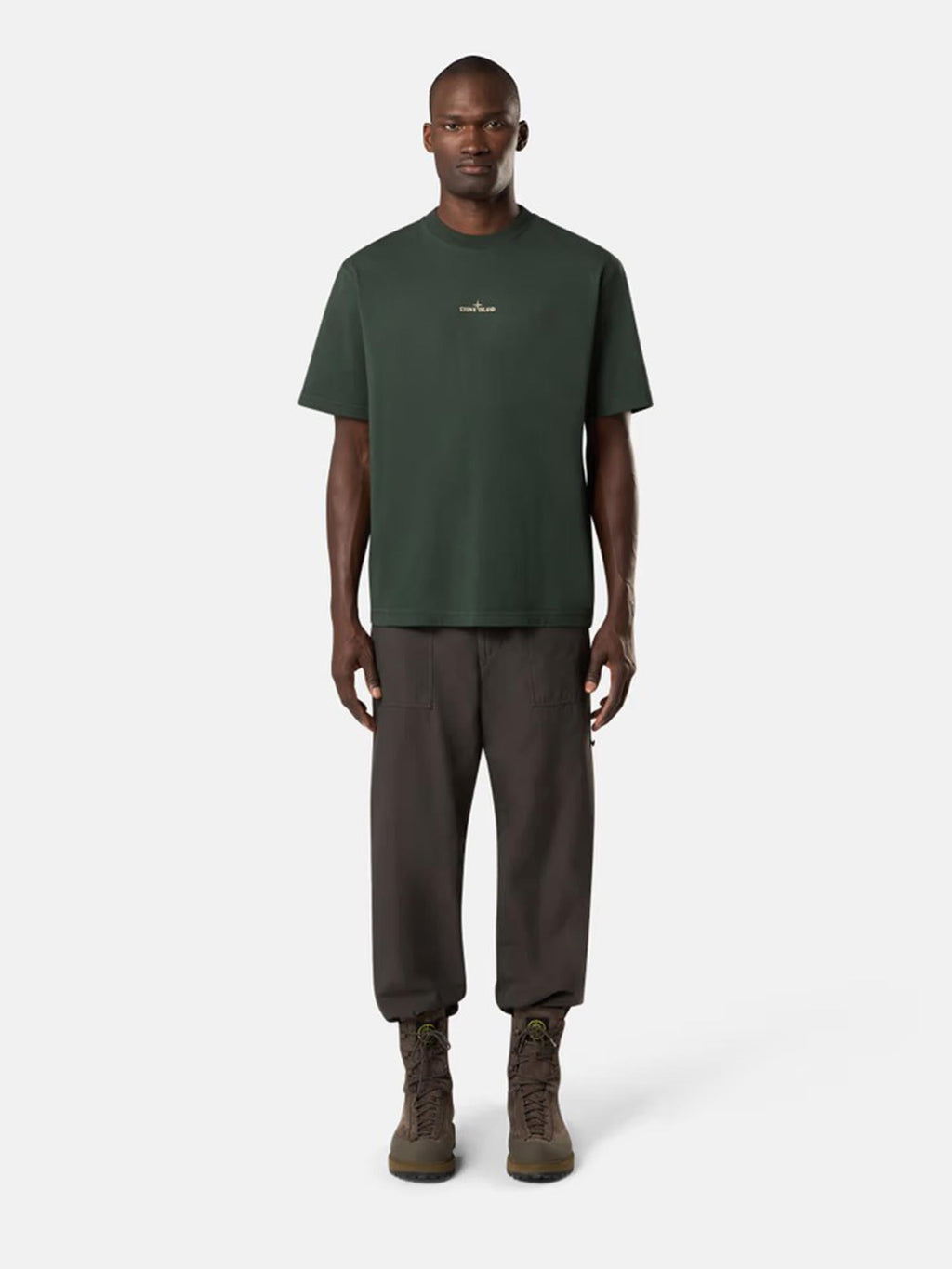 Оригінальна Short Sleeve T-Shirt Stone island – вид ззаду
