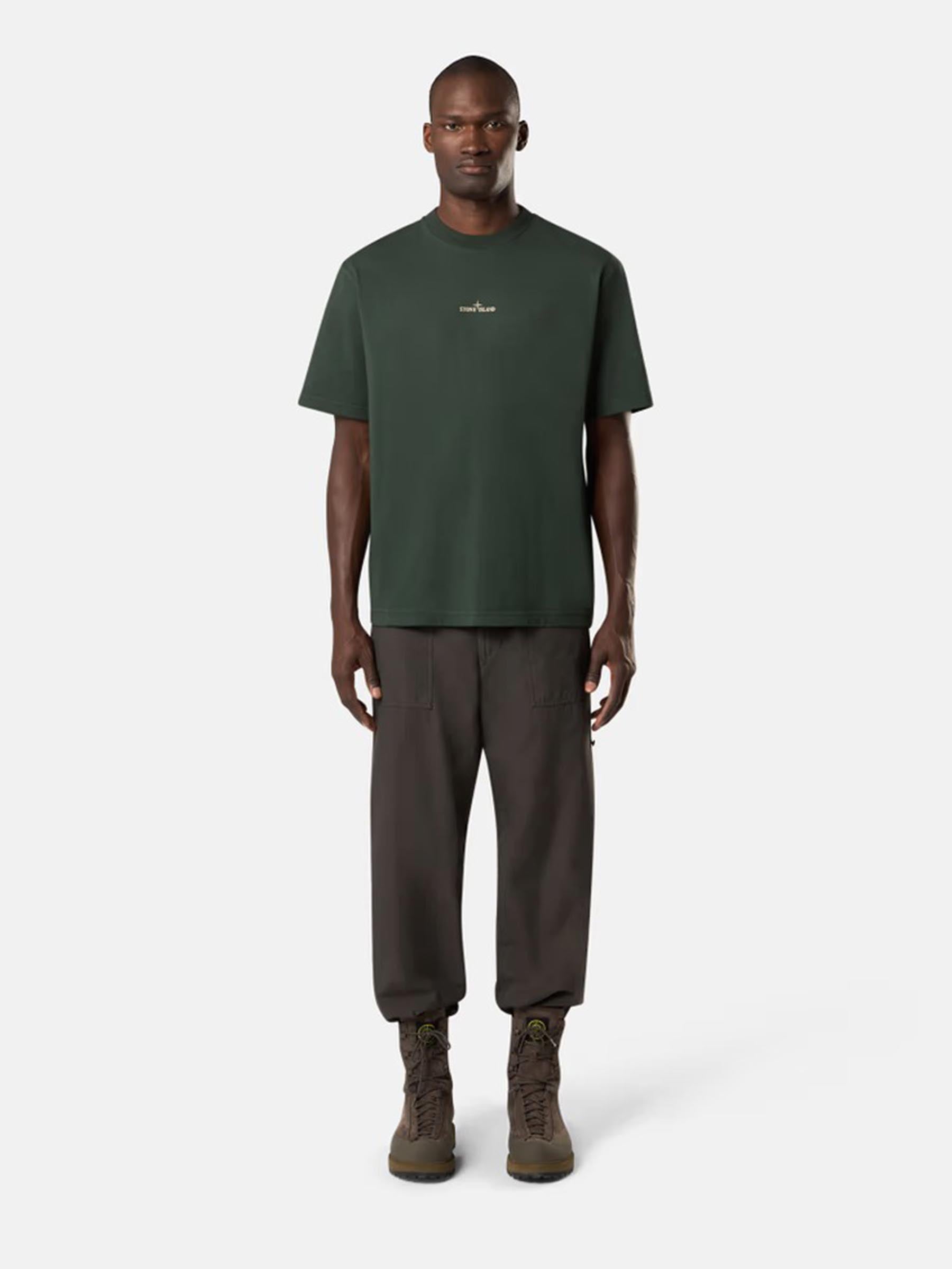 Оригінальна Short Sleeve T-Shirt Stone island – вид ззаду