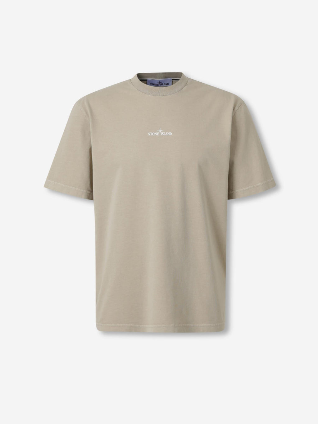 Printed Cotton T-Shirt Stone island – Гарантія оригінальності – боковий вид