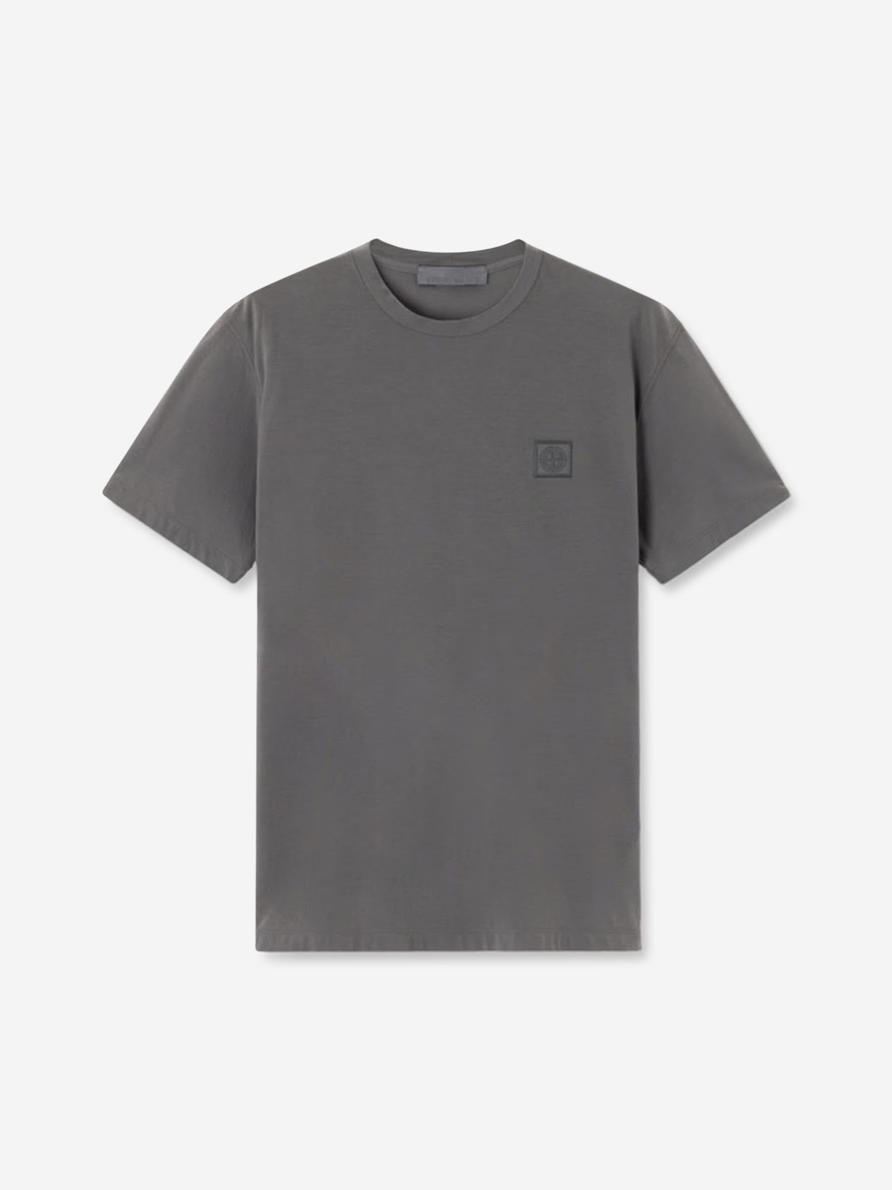 Round Neck T-Shirt Stone island оригінал – Купити в Україні – боковий вид