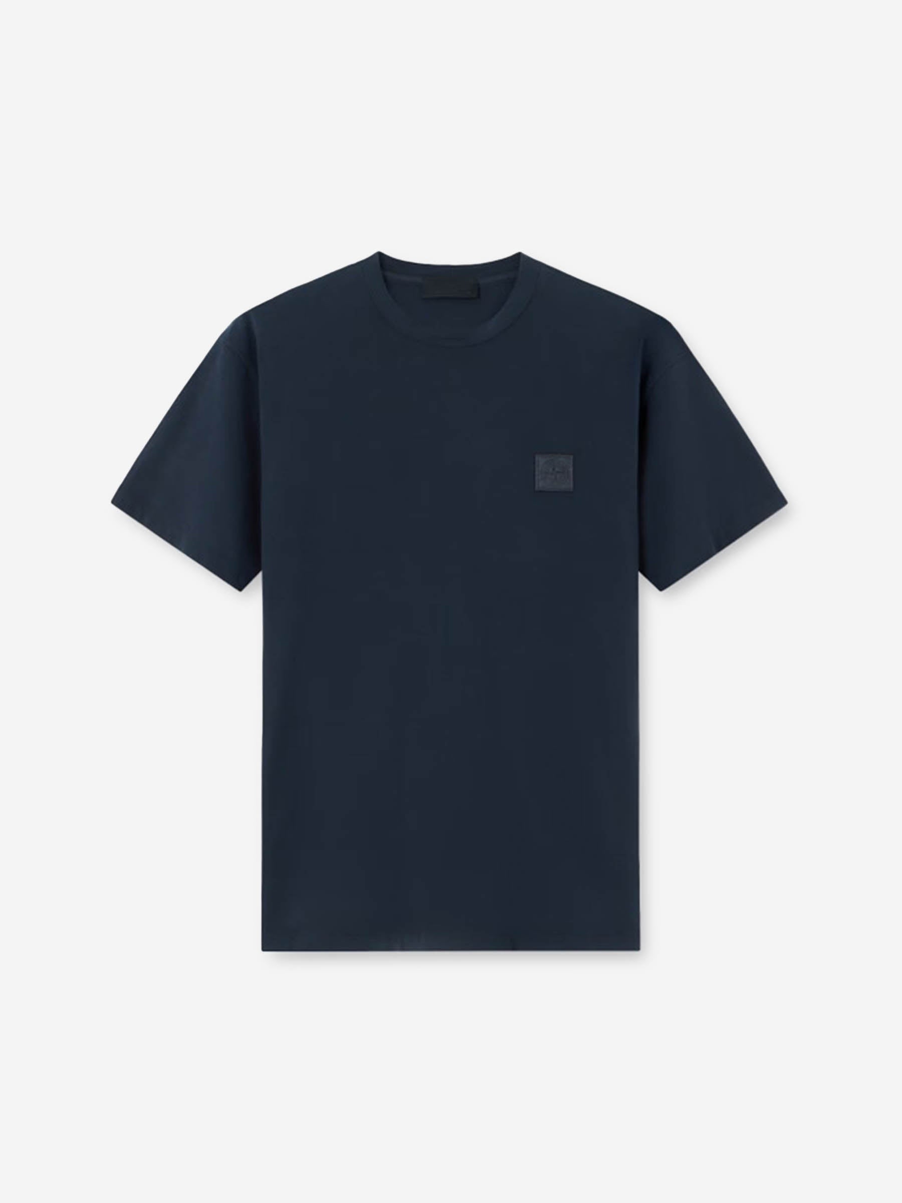 Round Neck T-Shirt Stone island оригінал – Купити в Україні – боковий вид