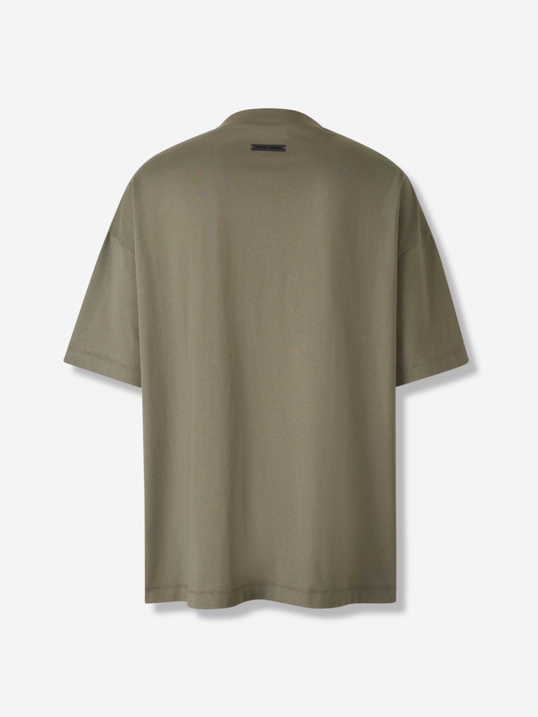 Round Neck T-Shirt Fear of god – Гарантія оригінальності – вид ззаду