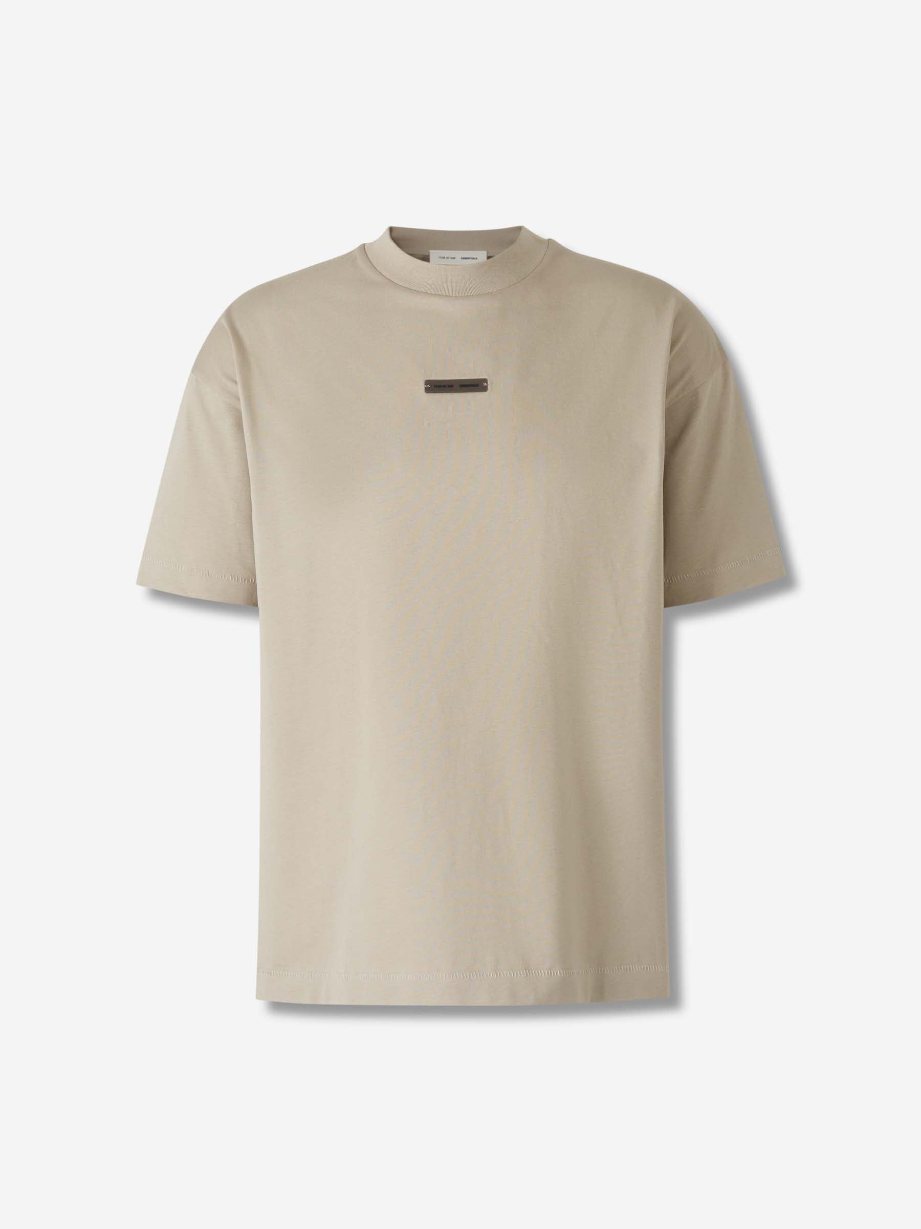 Cotton Logo T-Shirt Fear of god оригінал – Купити в Україні – боковий вид - FEAR OF GOD