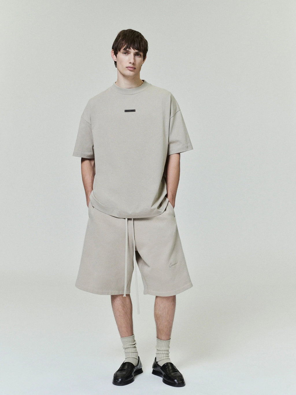 Cotton Logo T-Shirt Fear of god оригінал – Купити в Україні – вид ззаду