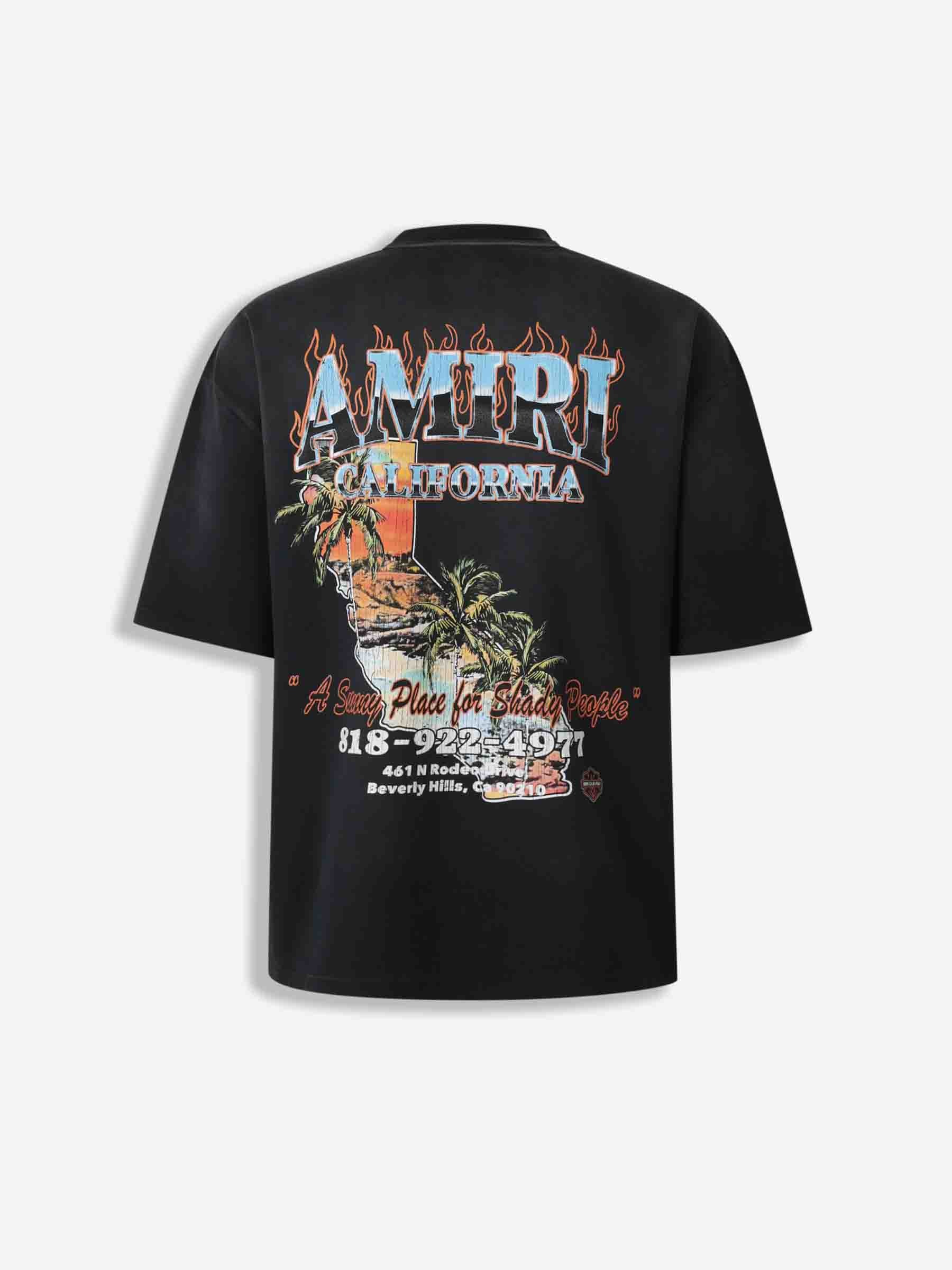 Оригінальна Printed T-Shirt Amiri – вид ззаду