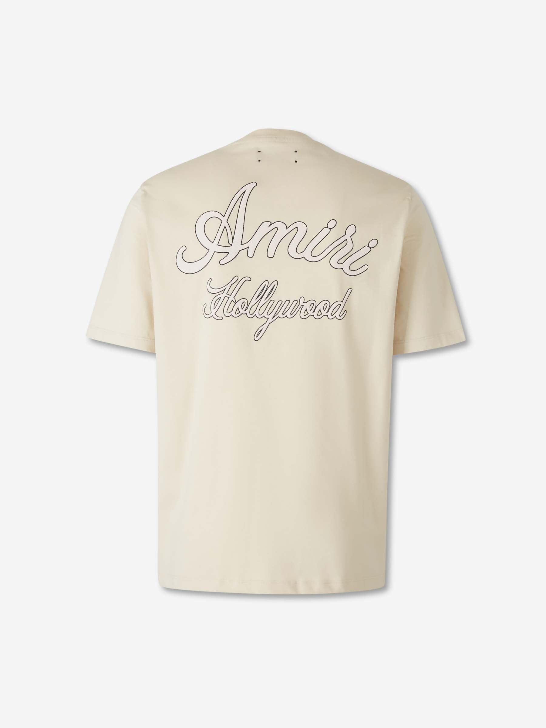 Оригінальна Cotton Logo T-Shirt Amiri – вид ззаду