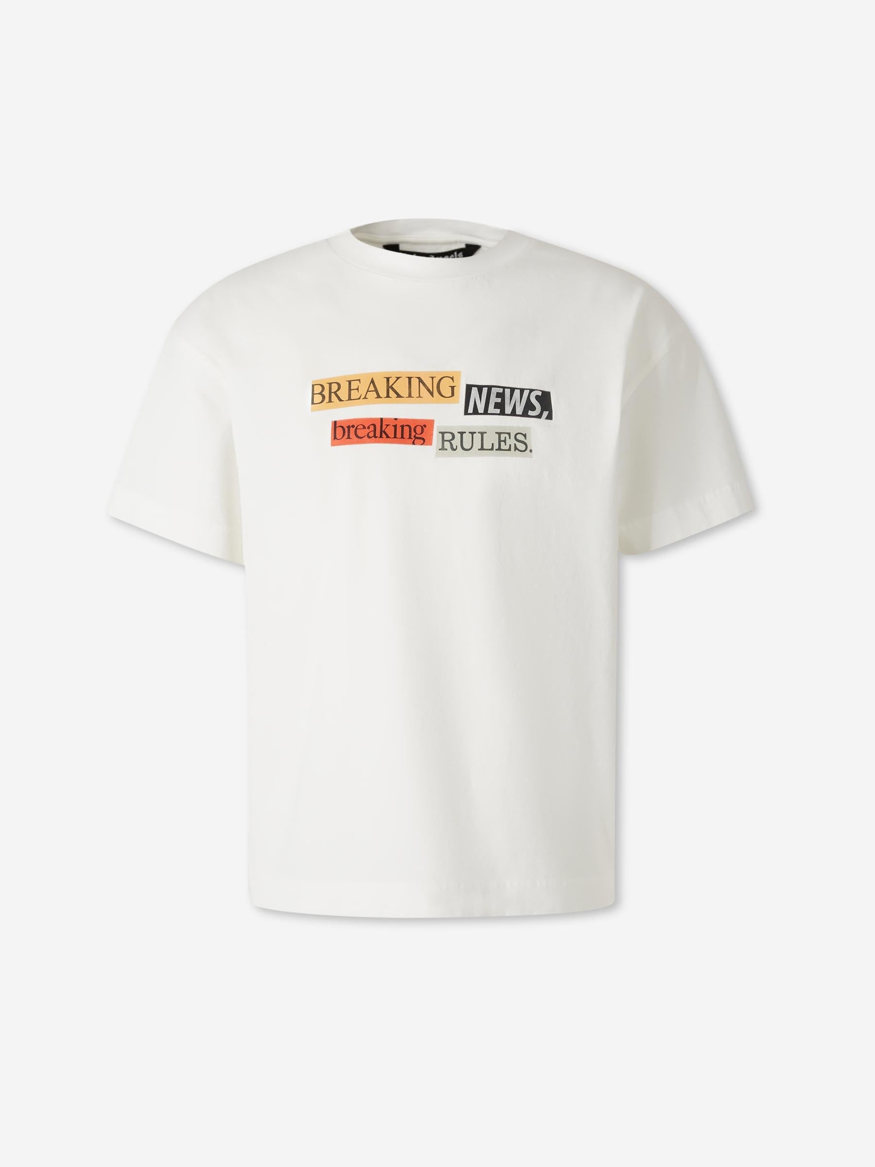 Camiseta Con Logo Estampado Palm angels оригінал – Купити в Україні – боковий вид
