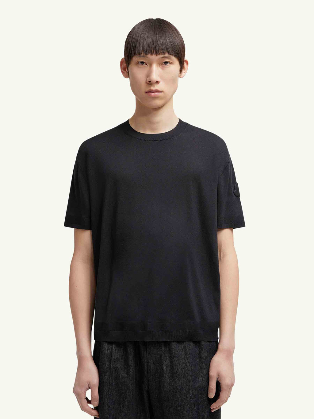 Оригінальна Cotton Silk T-Shirt Moncler – вид ззаду