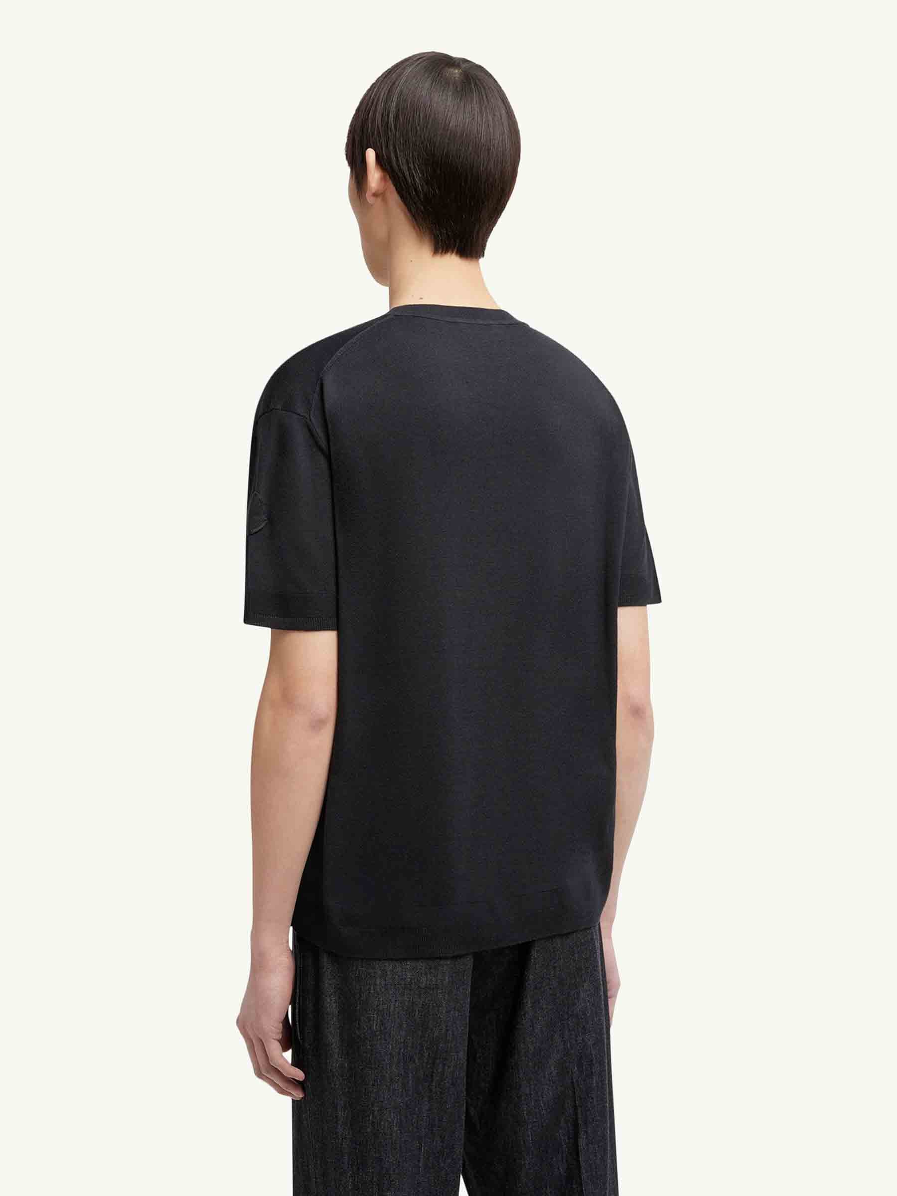 Оригінальна Cotton Silk T-Shirt Moncler – детальний вид
