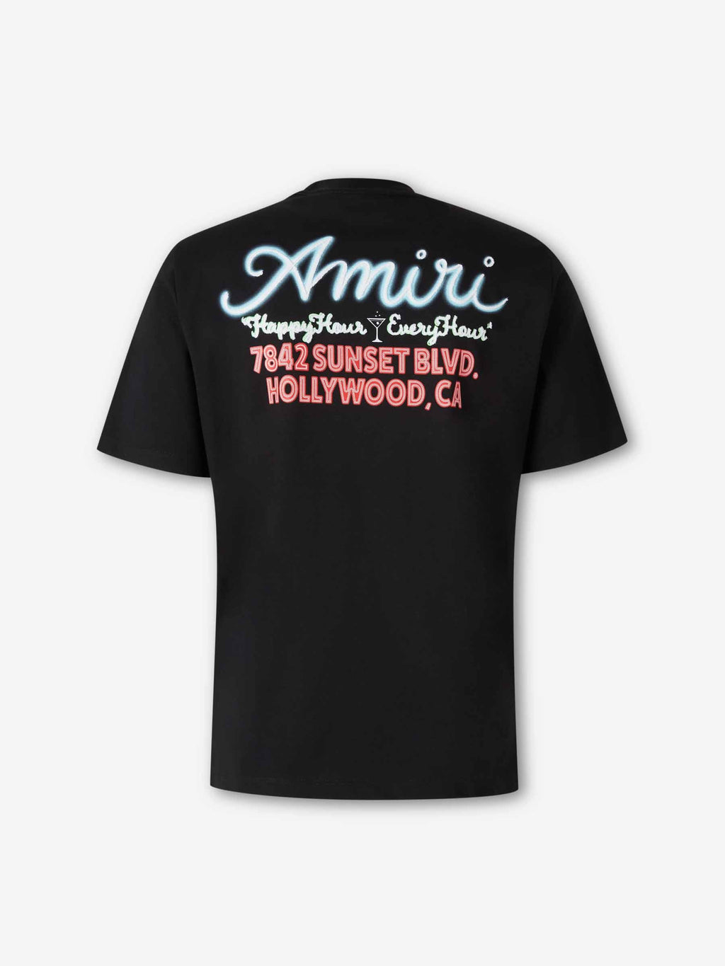 Оригінальна Round Neck T-Shirt Amiri – вид ззаду