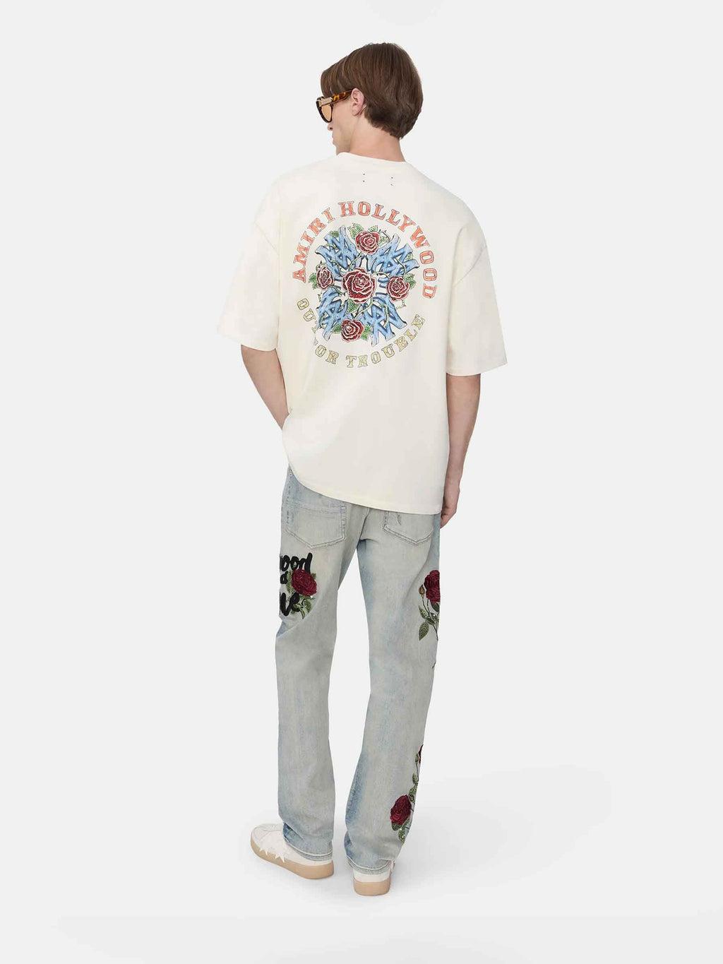 Оригінальна Round Neck T-Shirt Amiri – вид ззаду