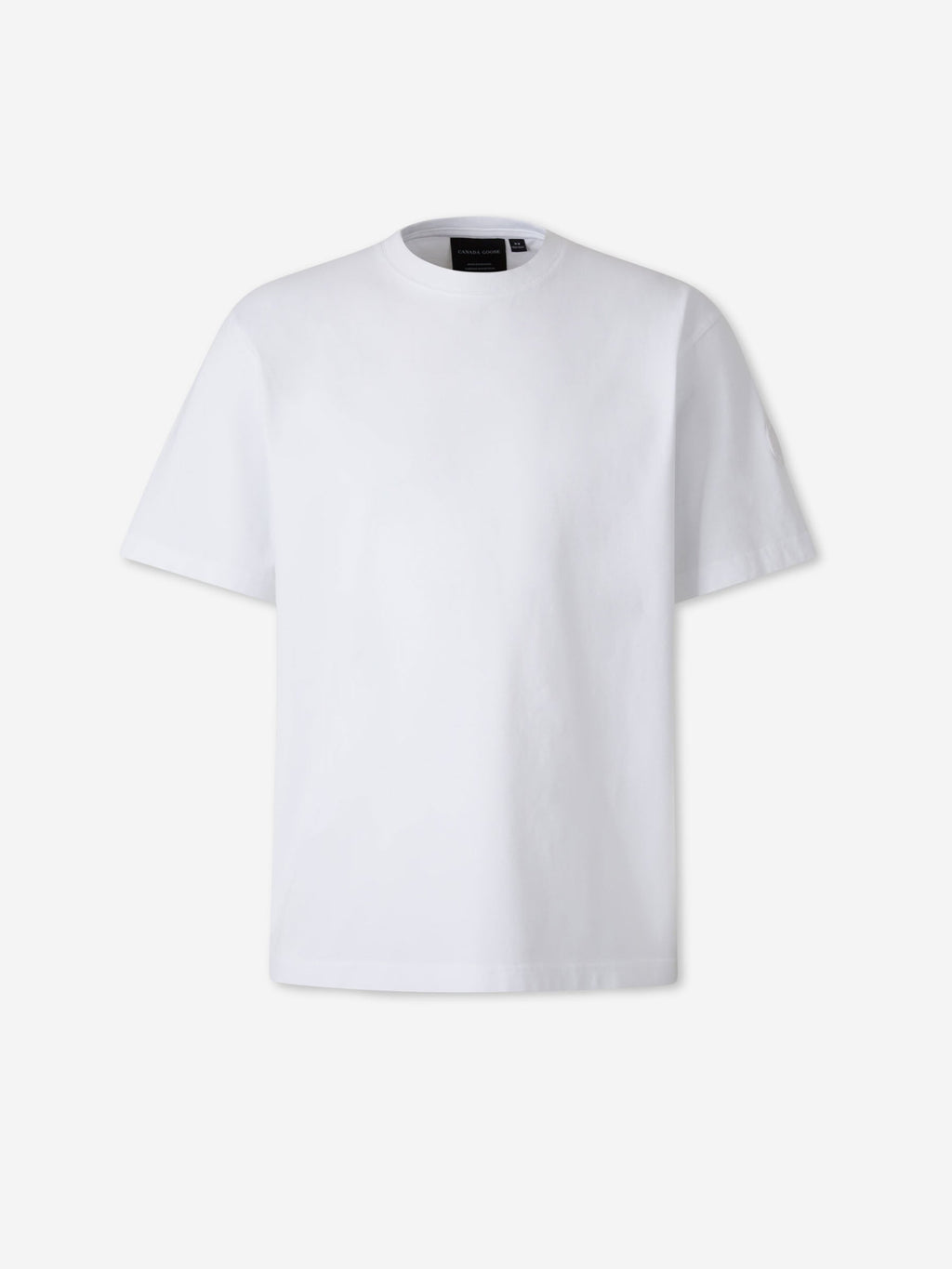 Plain Cotton T-Shirt Canada goose – Гарантія оригінальності – боковий вид