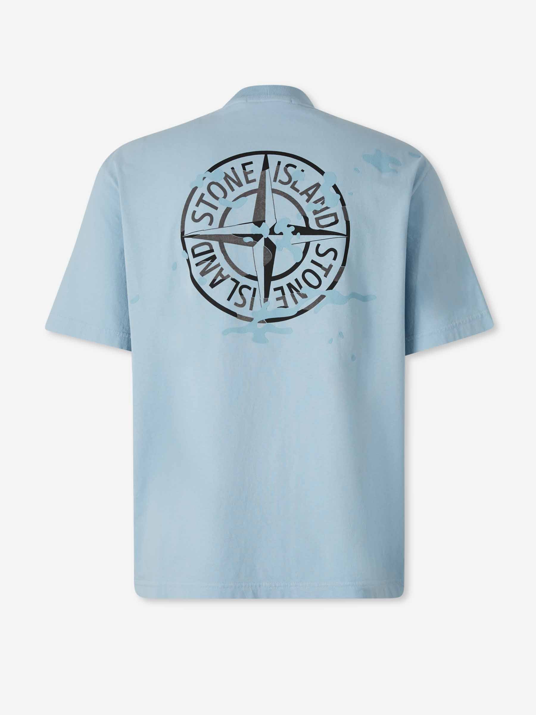 Round Neck T-Shirt Stone island оригінал – Купити в Україні – вид ззаду