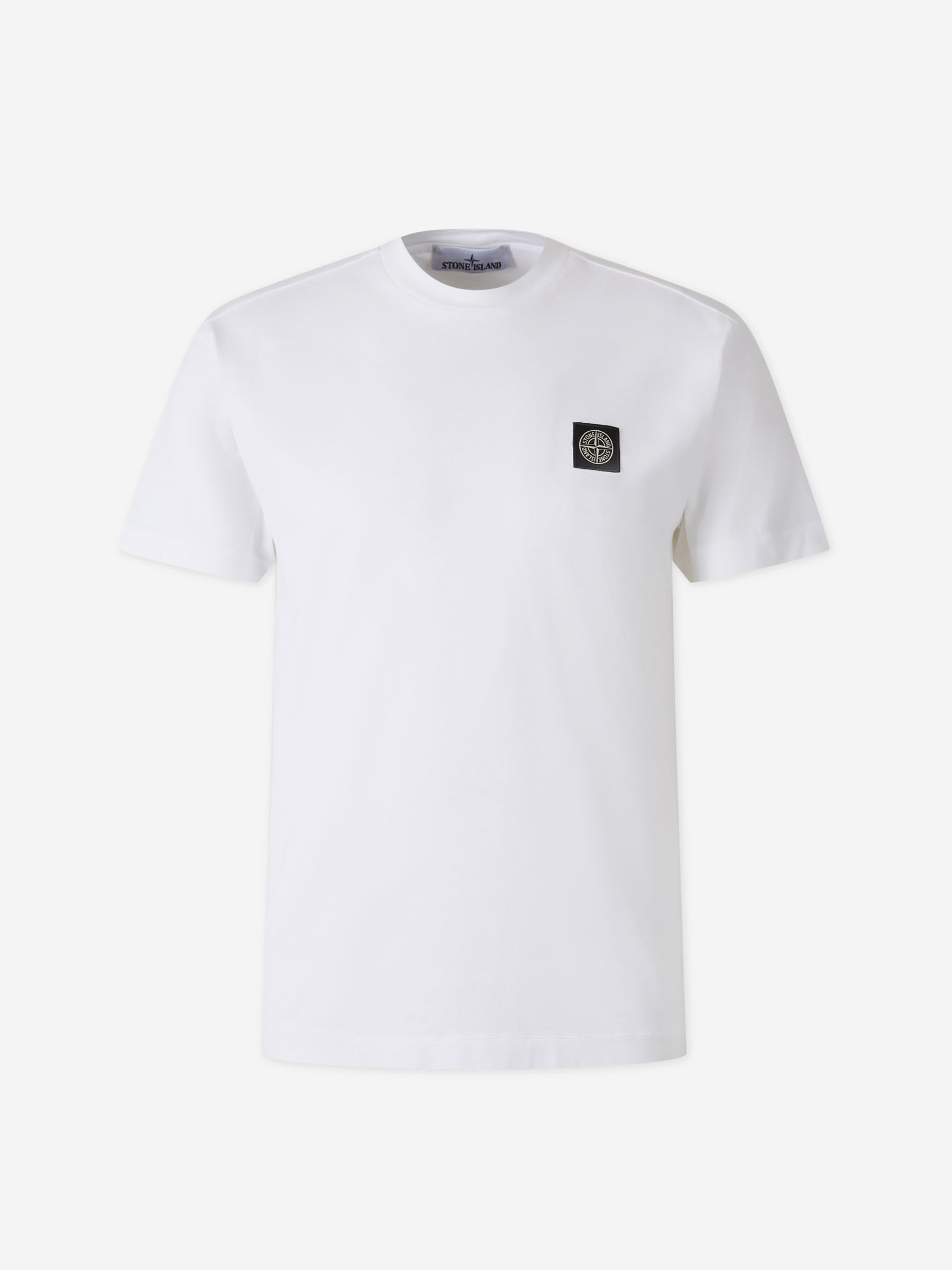 Round Neck T-Shirt Stone island оригінал – Купити в Україні – боковий вид